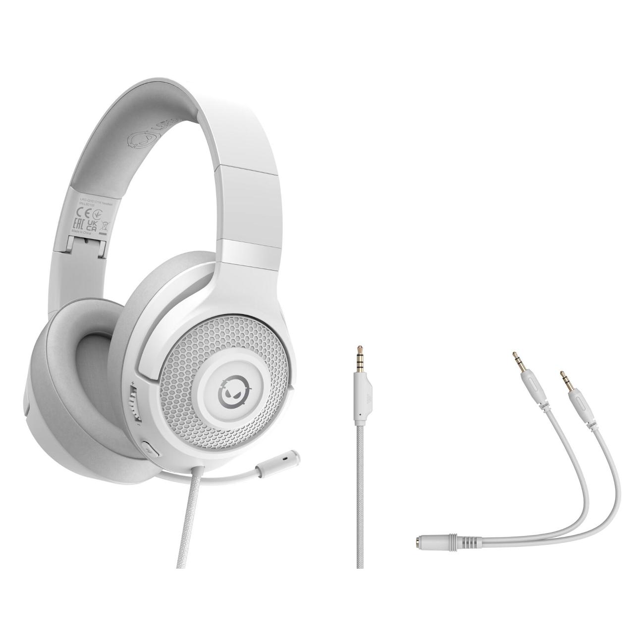 Игровые наушники Lorgar Noah 101 White (LRG-GHS101W)