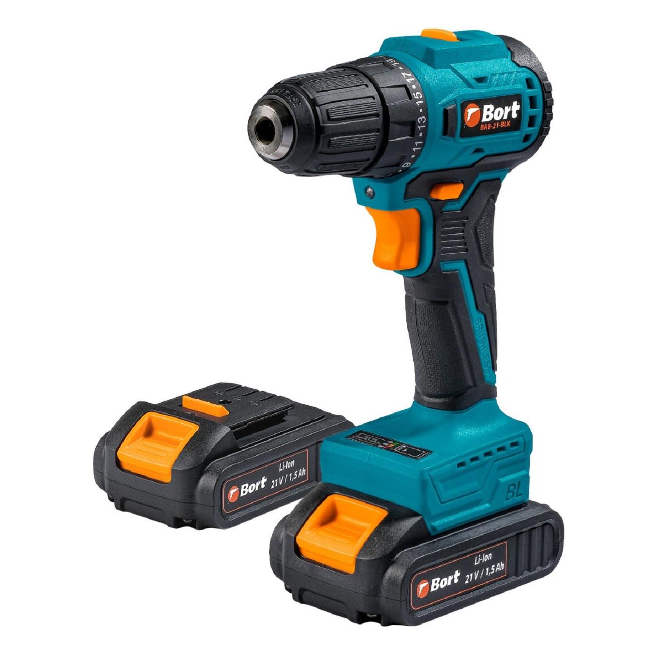 Шуруповерт Bort BAB-21-BLK