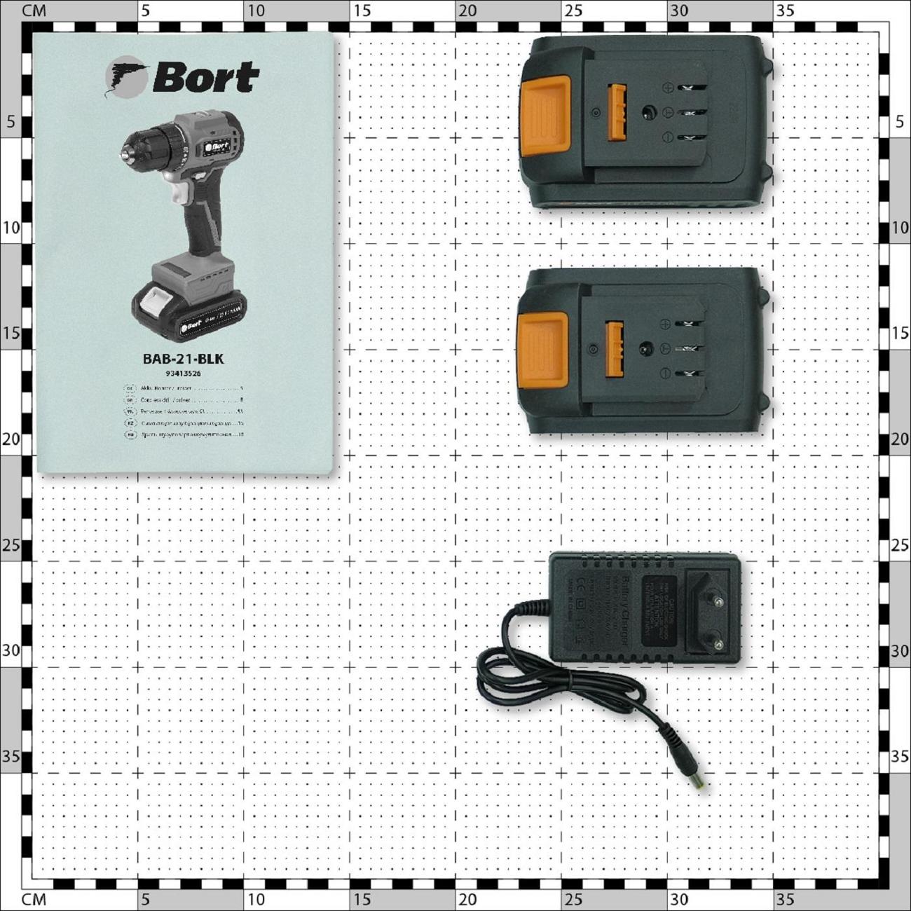 Шуруповерт Bort BAB-21-BLK