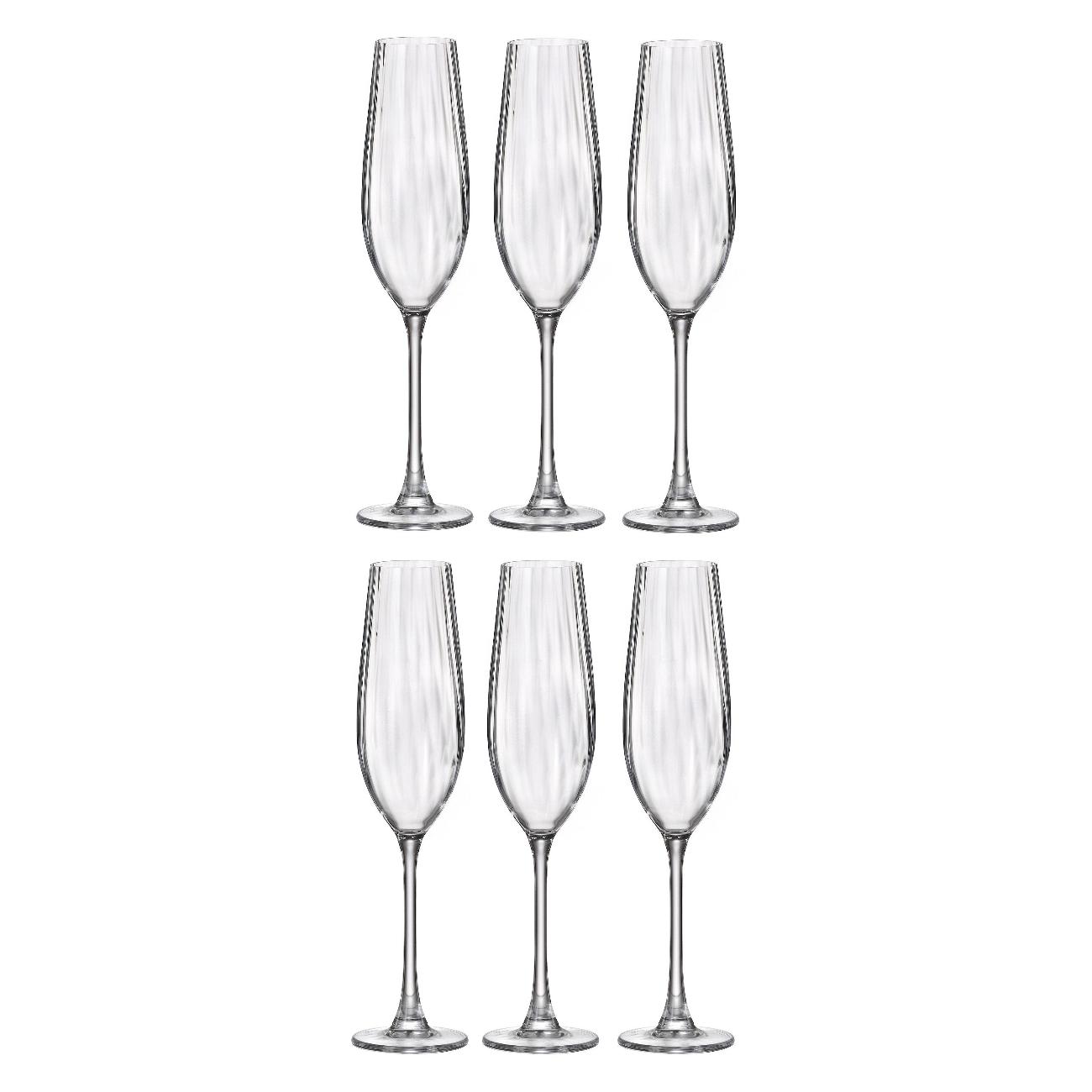 Набор бокалов Crystal Bohemia COLUMBA OPTIC 260-664