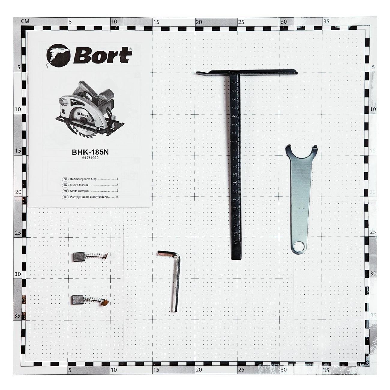 Электропила циркулярная Bort BHK-185N (91271020)