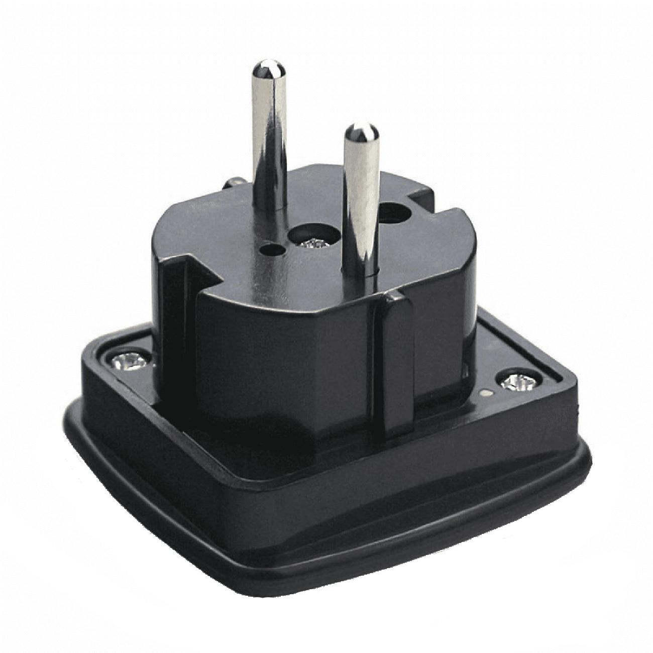 Переходник сетевой Gembird A-AC-UKEU-001B