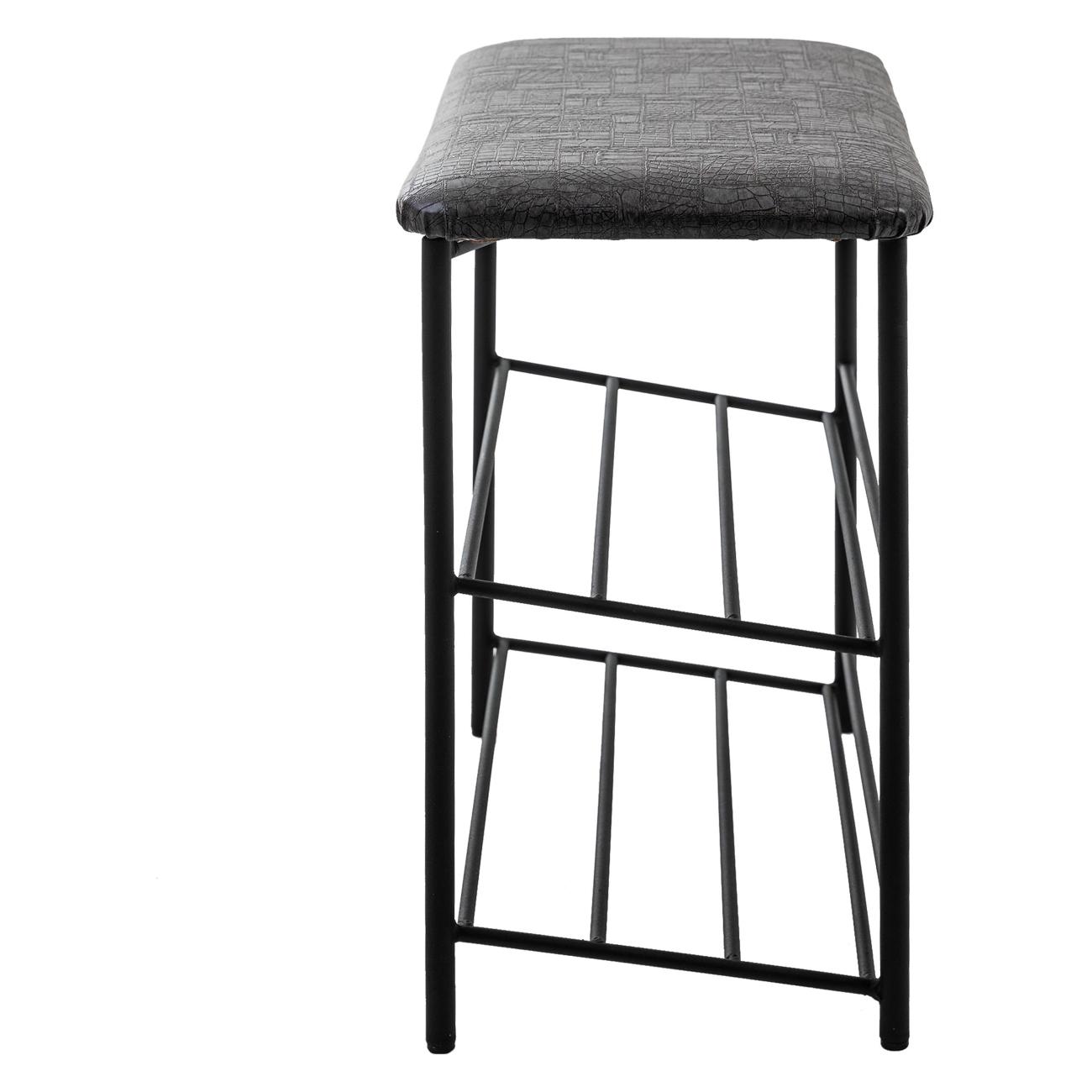 Обувница Gemlux НП Light Gray/черный