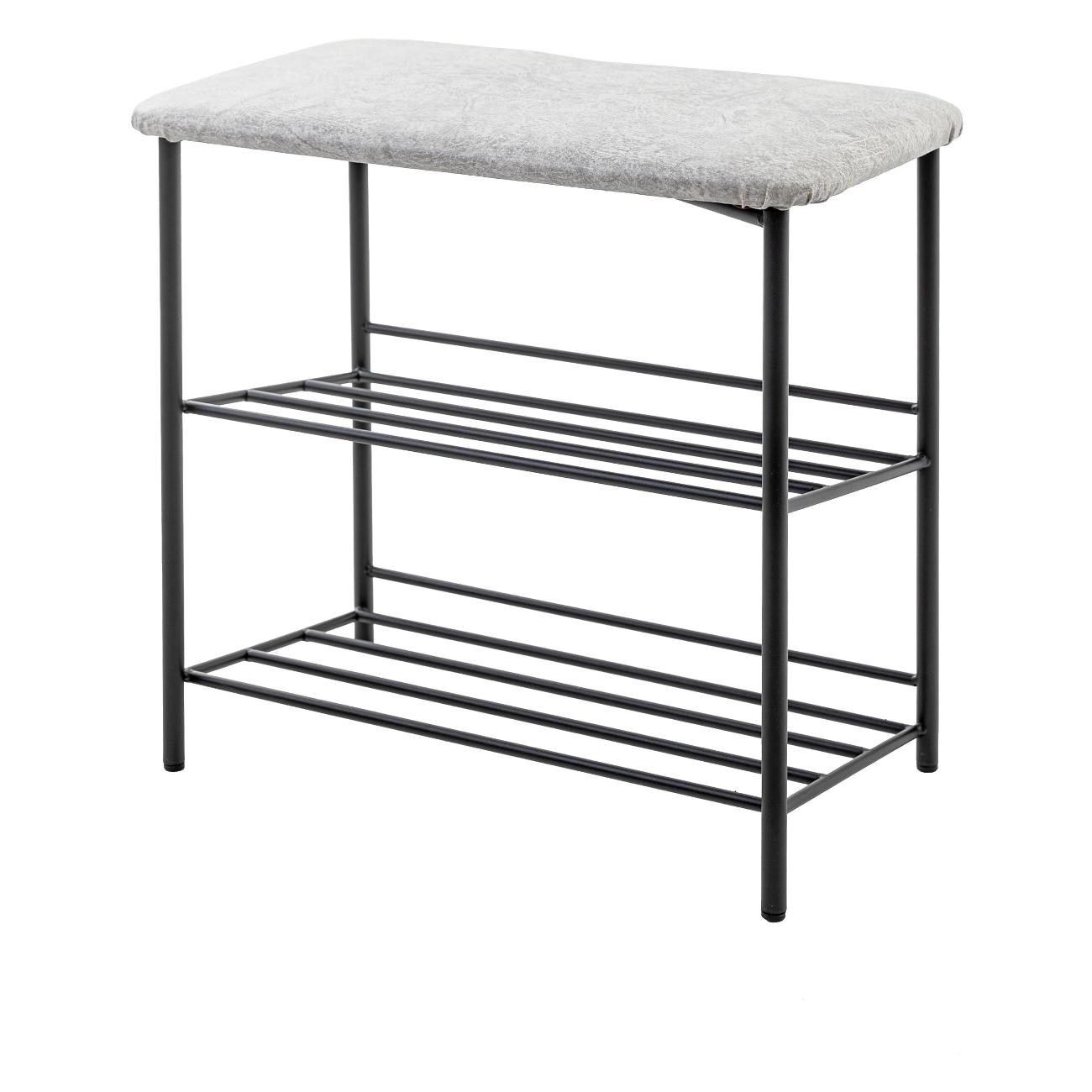 Обувница Gemlux НП White Marble/черный