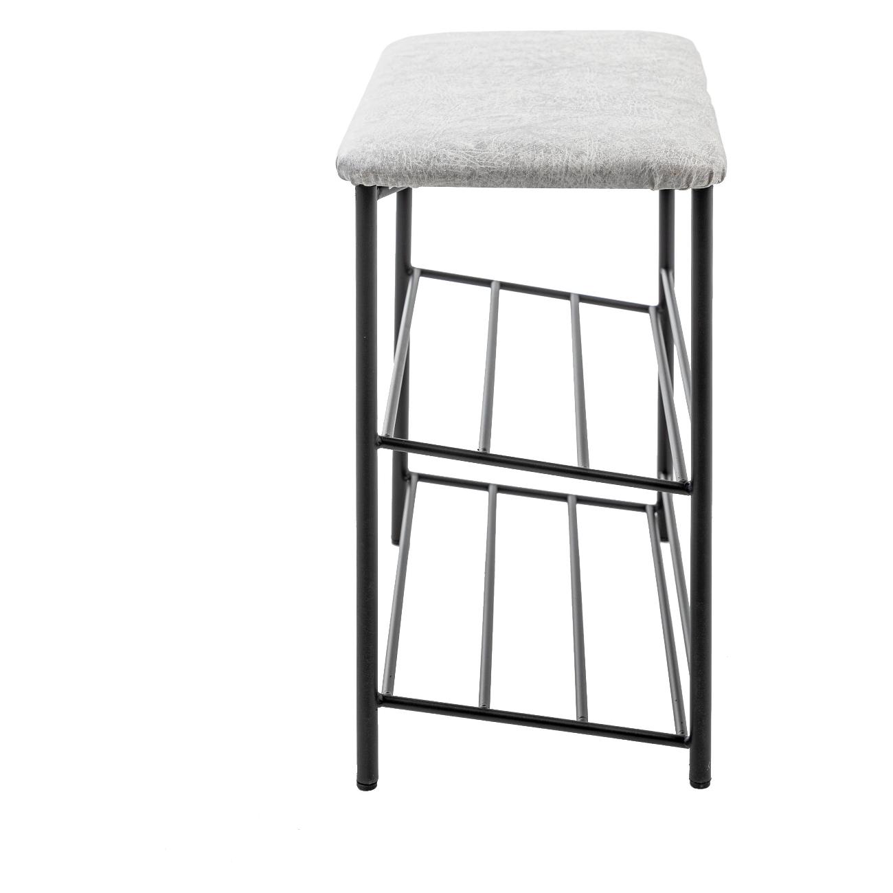 Обувница Gemlux НП White Marble/черный