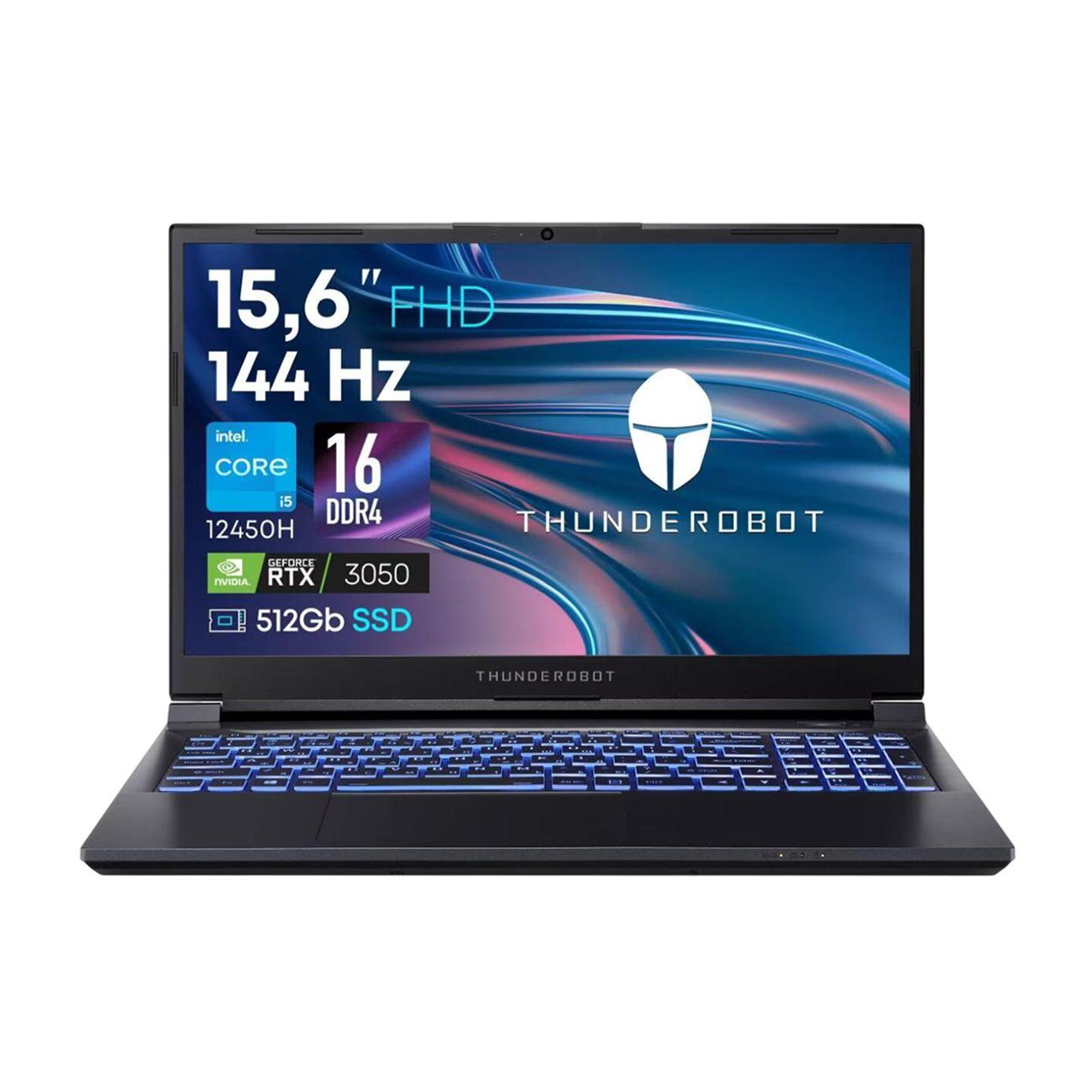 Ноутбук игровой Thunderobot 911S Core D/15.6"/Core i5-12450H/16/512/RTX 3050/noOS/черный фото