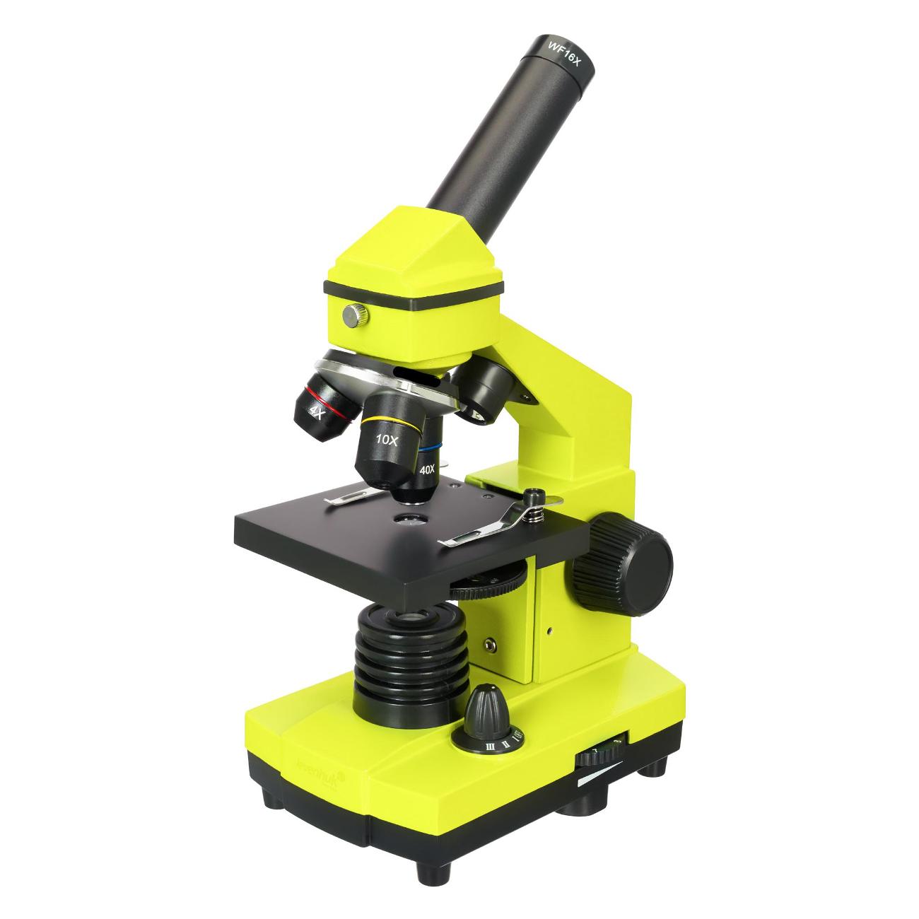 Микроскоп Levenhuk Rainbow 2L PLUS Lime (69044)