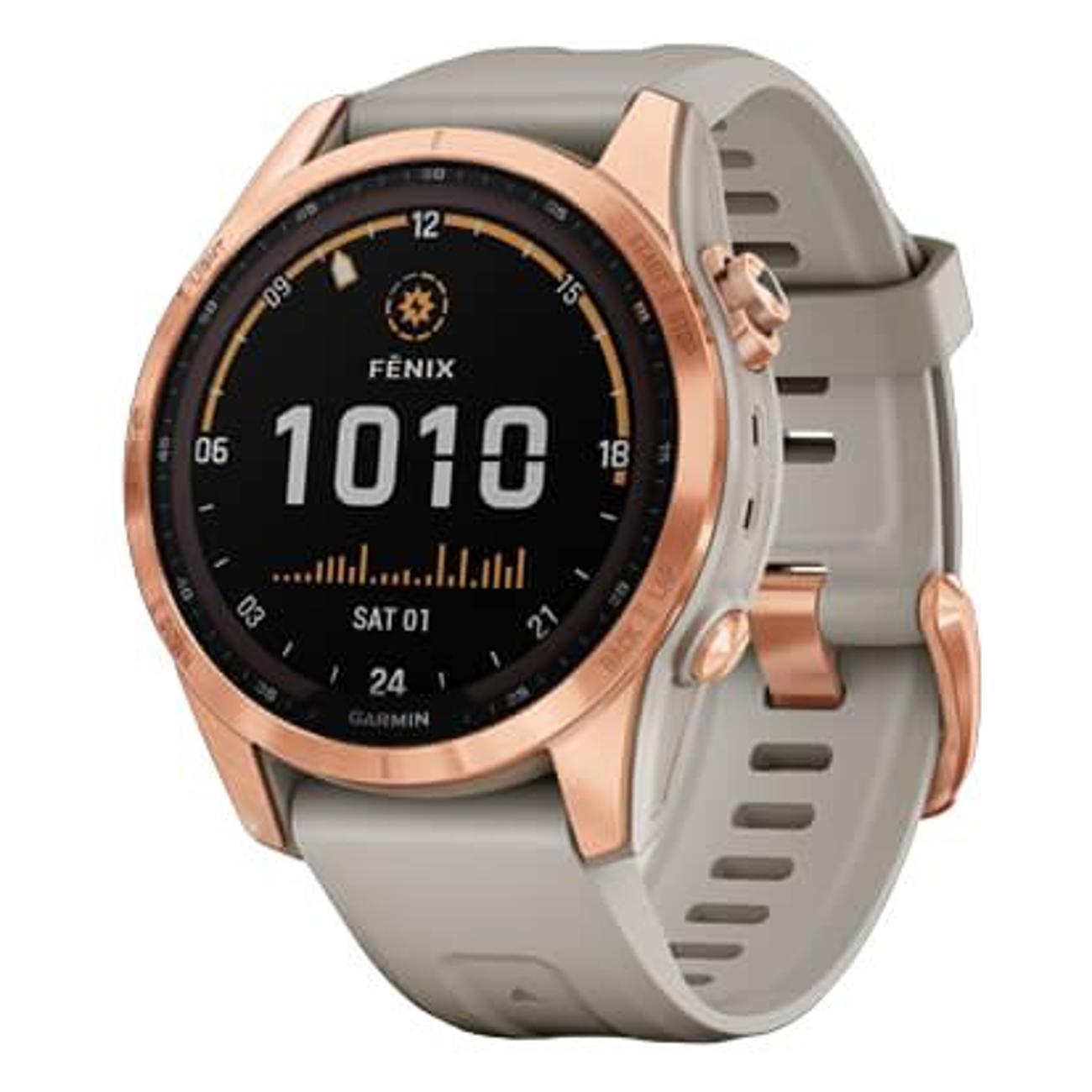 Смарт-часы Garmin Fenix 7S Solar Rose Gold