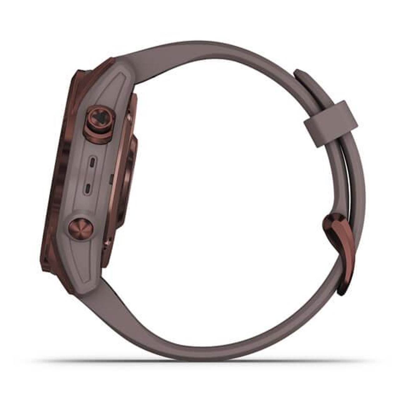 Смарт-часы Garmin Fenix 7S Sapphire Solar Dark Bronze