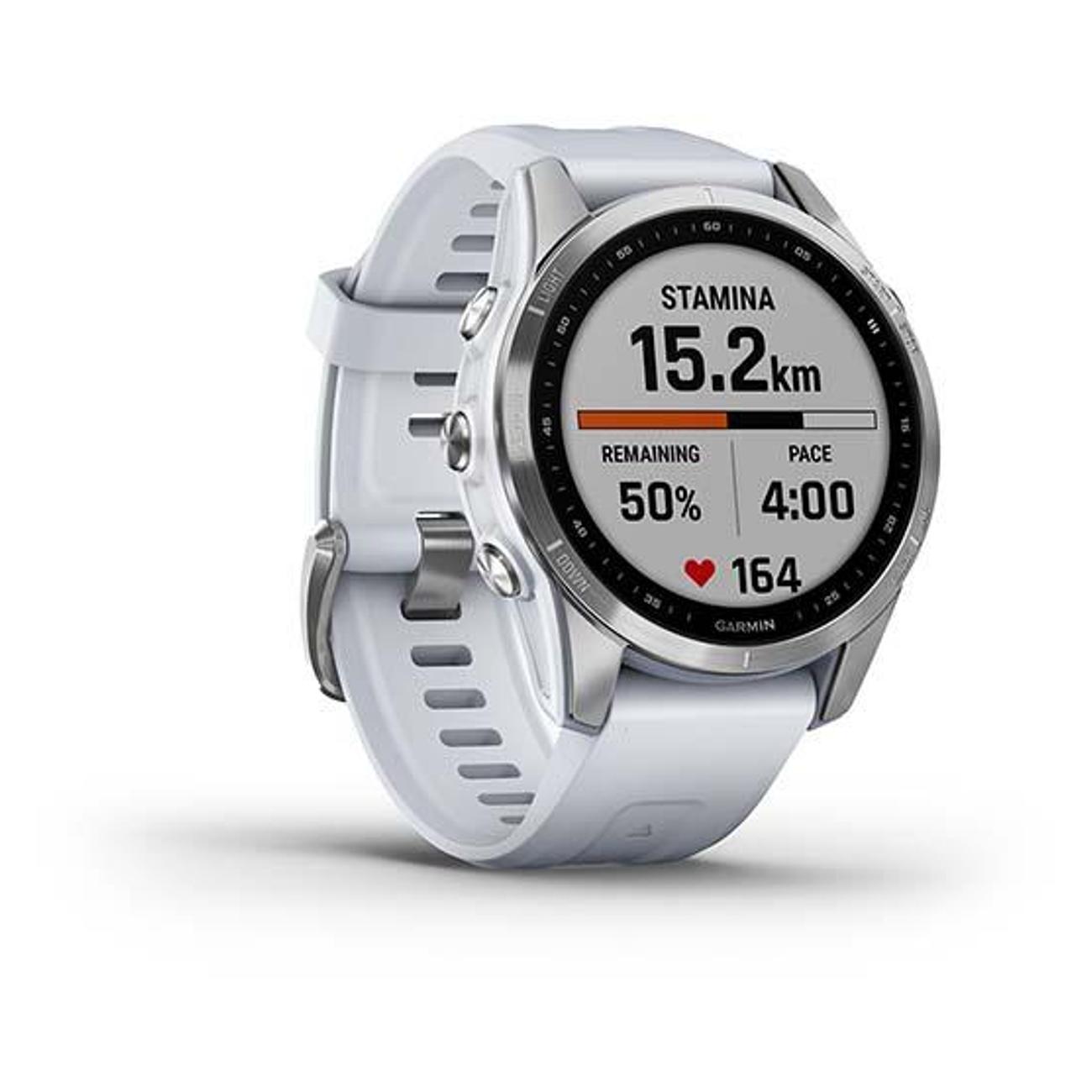 Смарт-часы Garmin Fenix 7S Silver White