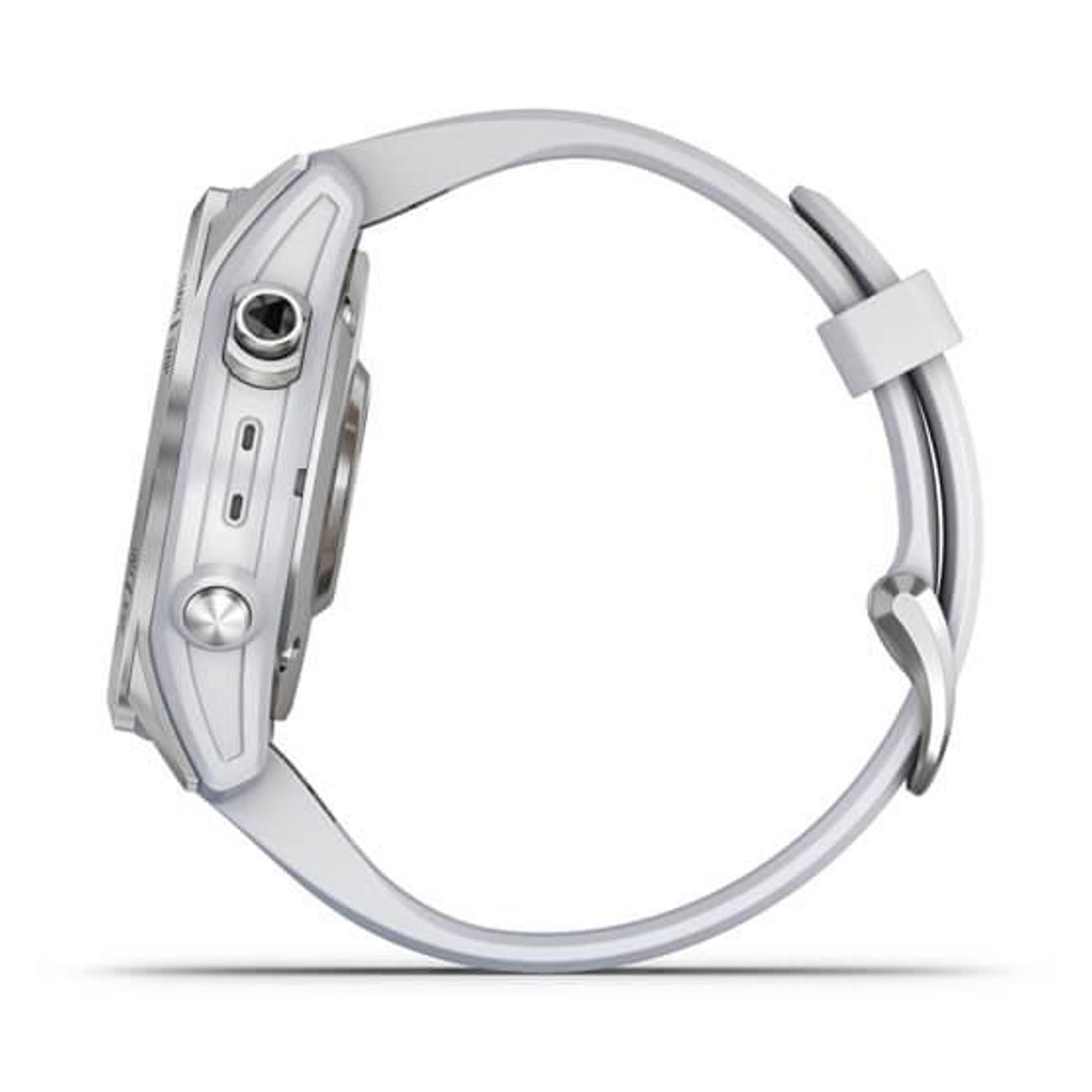 Смарт-часы Garmin Fenix 7S Silver White