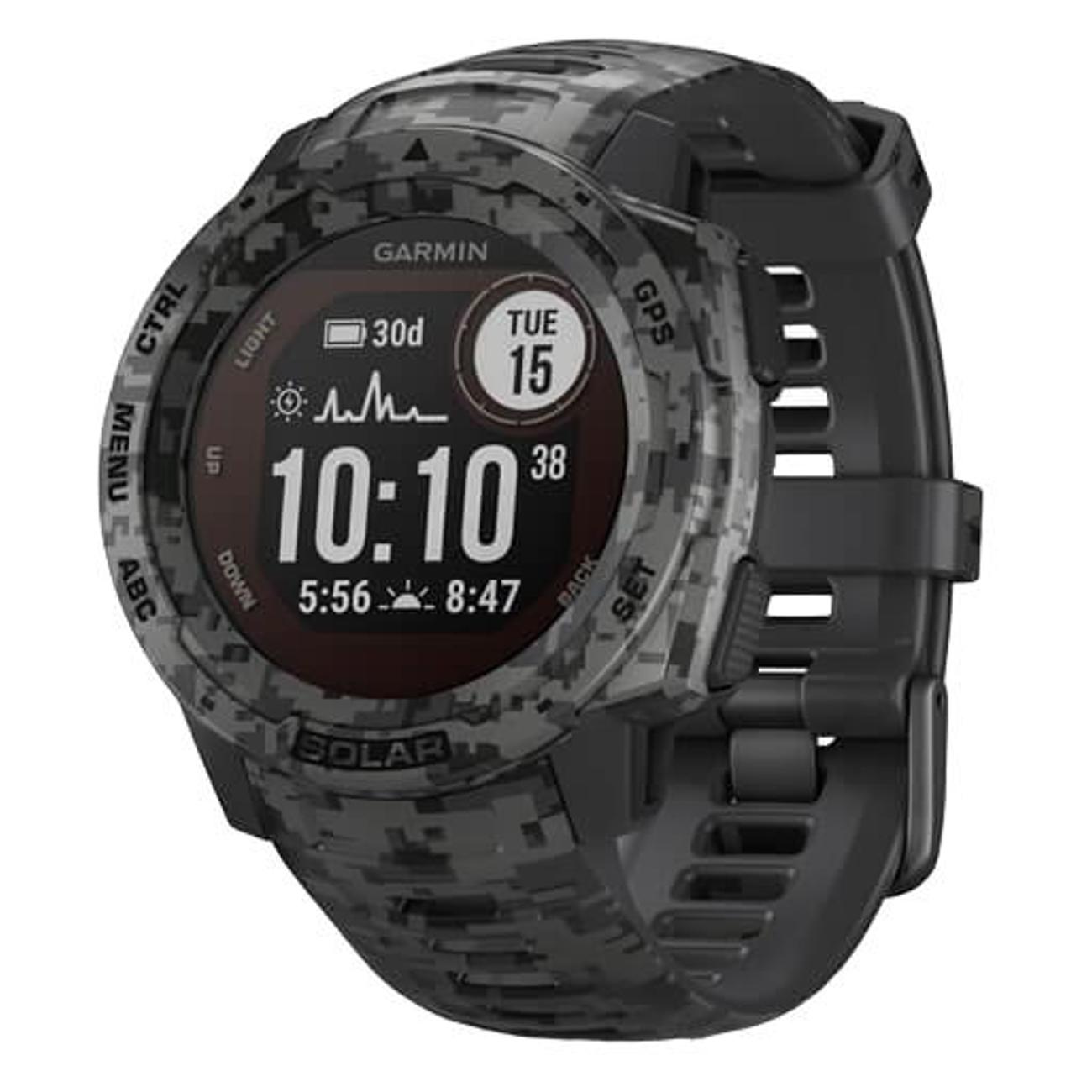 Смарт-часы Garmin Instinct Solar Camo Graphite