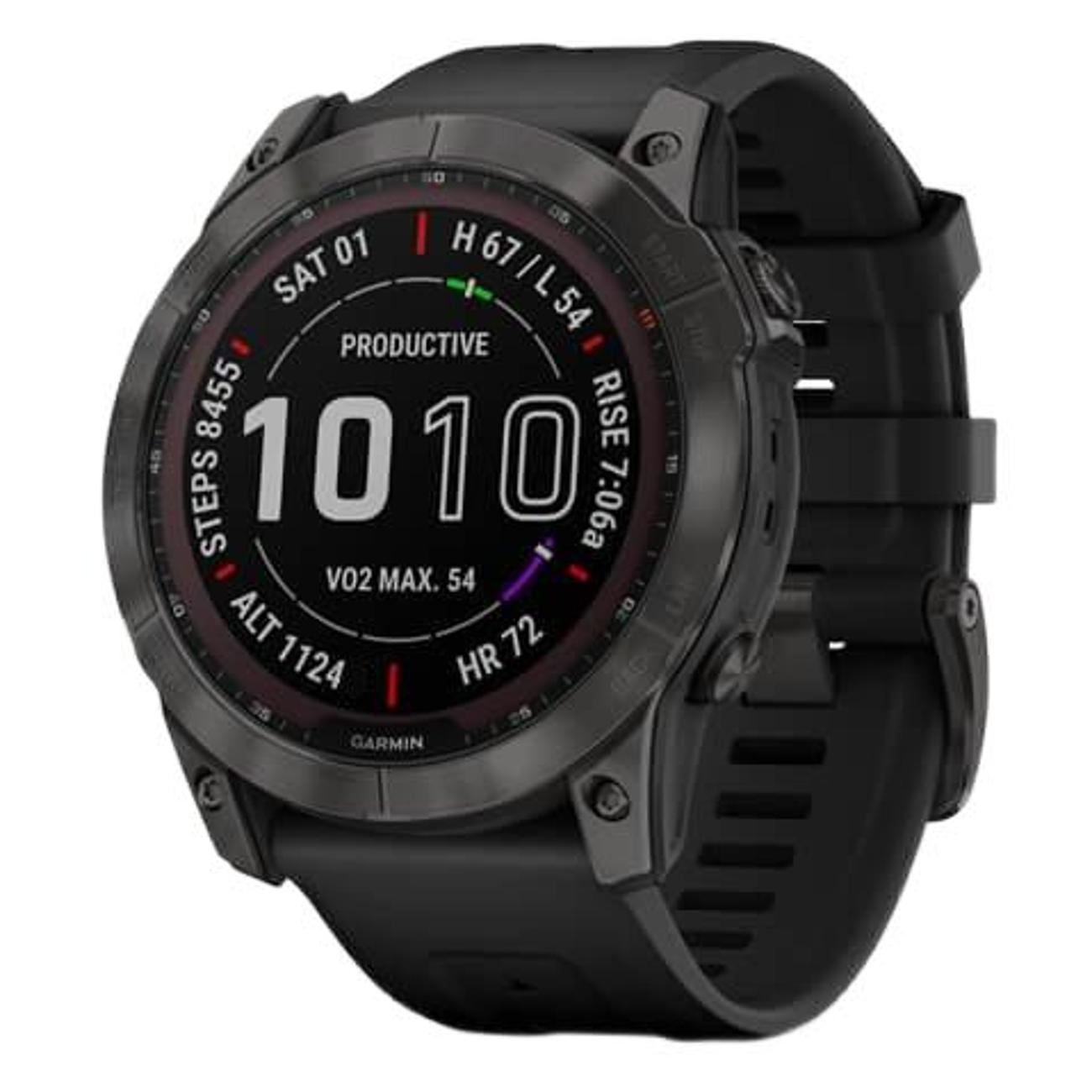 Смарт-часы Garmin 7X Sapphire Solar Carbon Gray