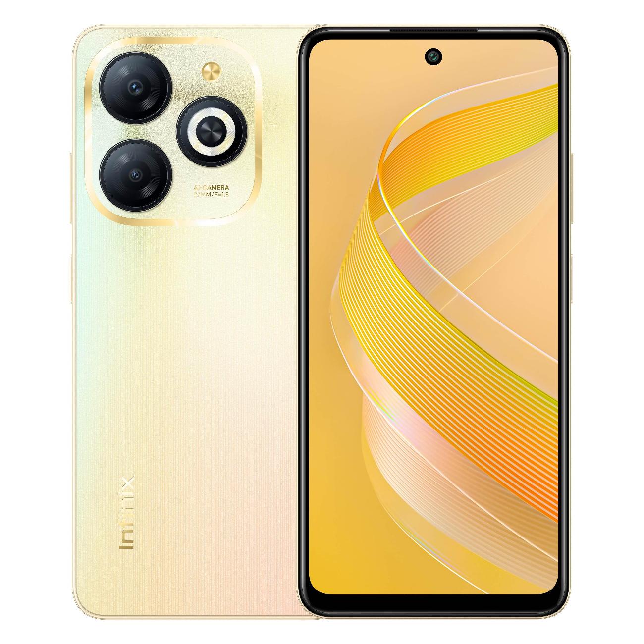 Смартфон Infinix SMART 8 4/128GB Shiny золотой