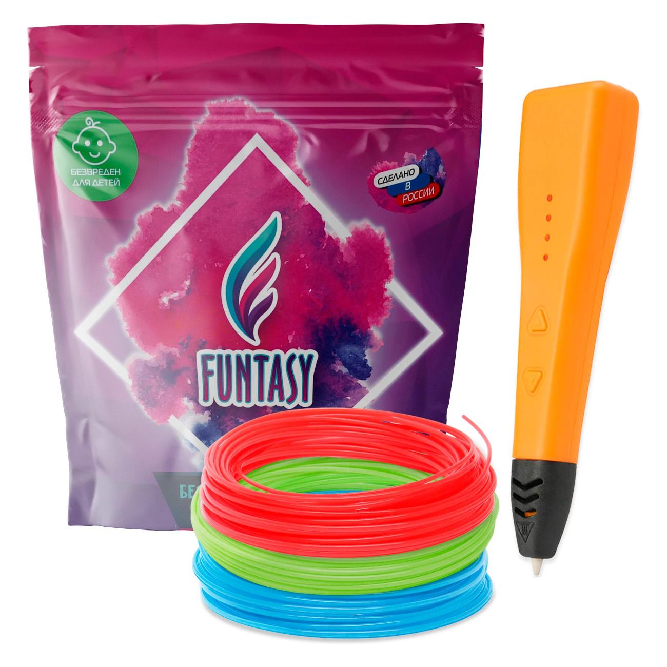 3D-ручка Funtasy Piccolo Оранжевая