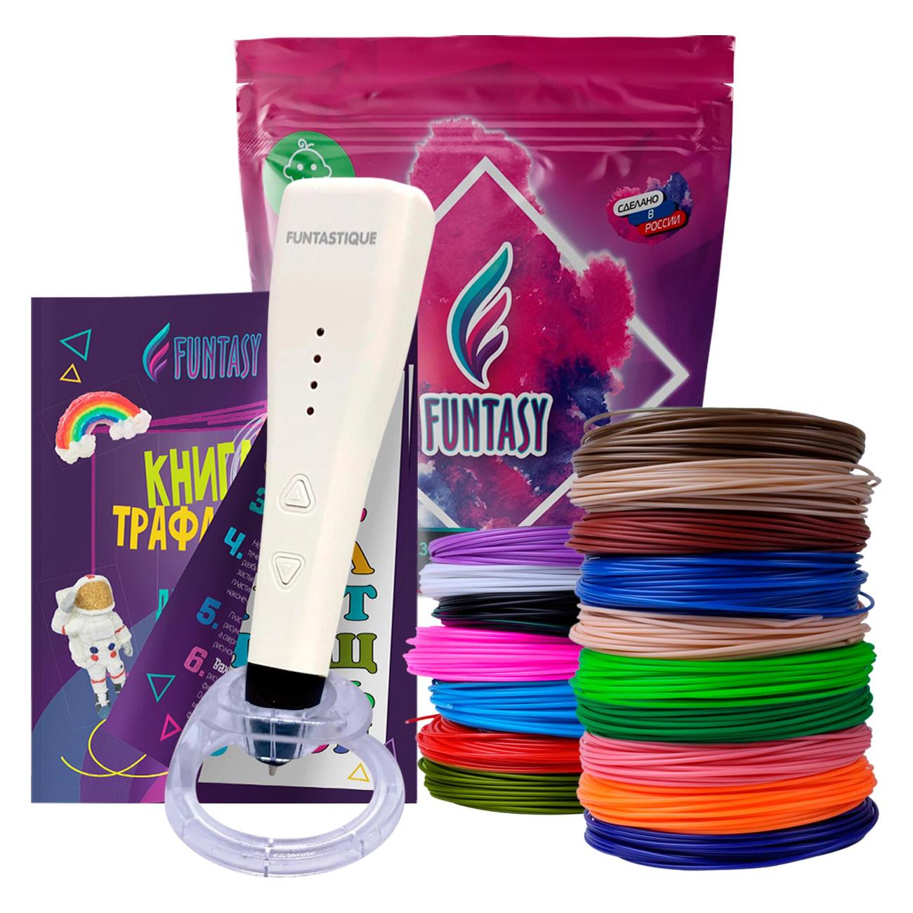 3D-ручка Funtasy 4 в 1 Piccolo Белая