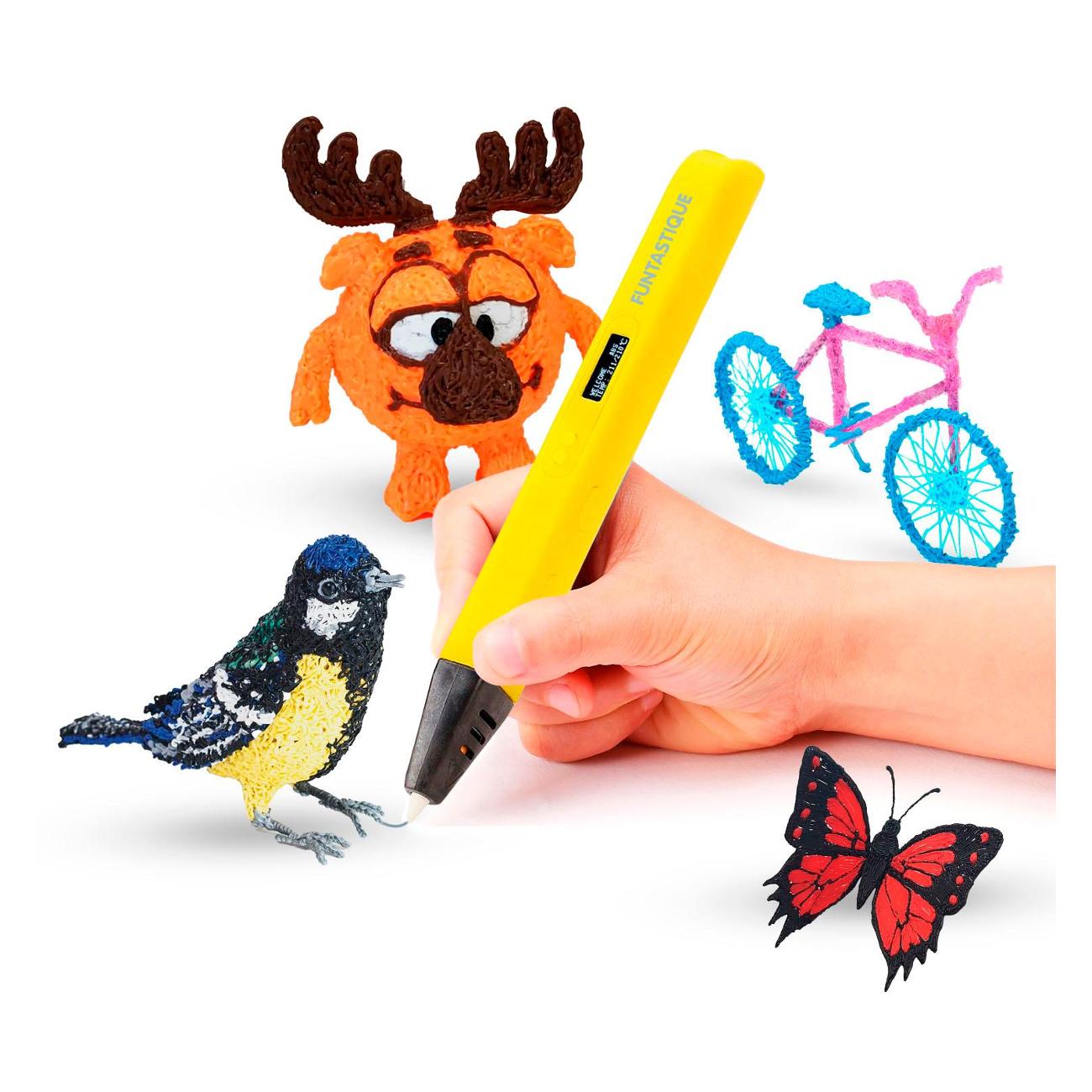 3D-ручка Funtasy 3 в 1 Ryzen Желтая