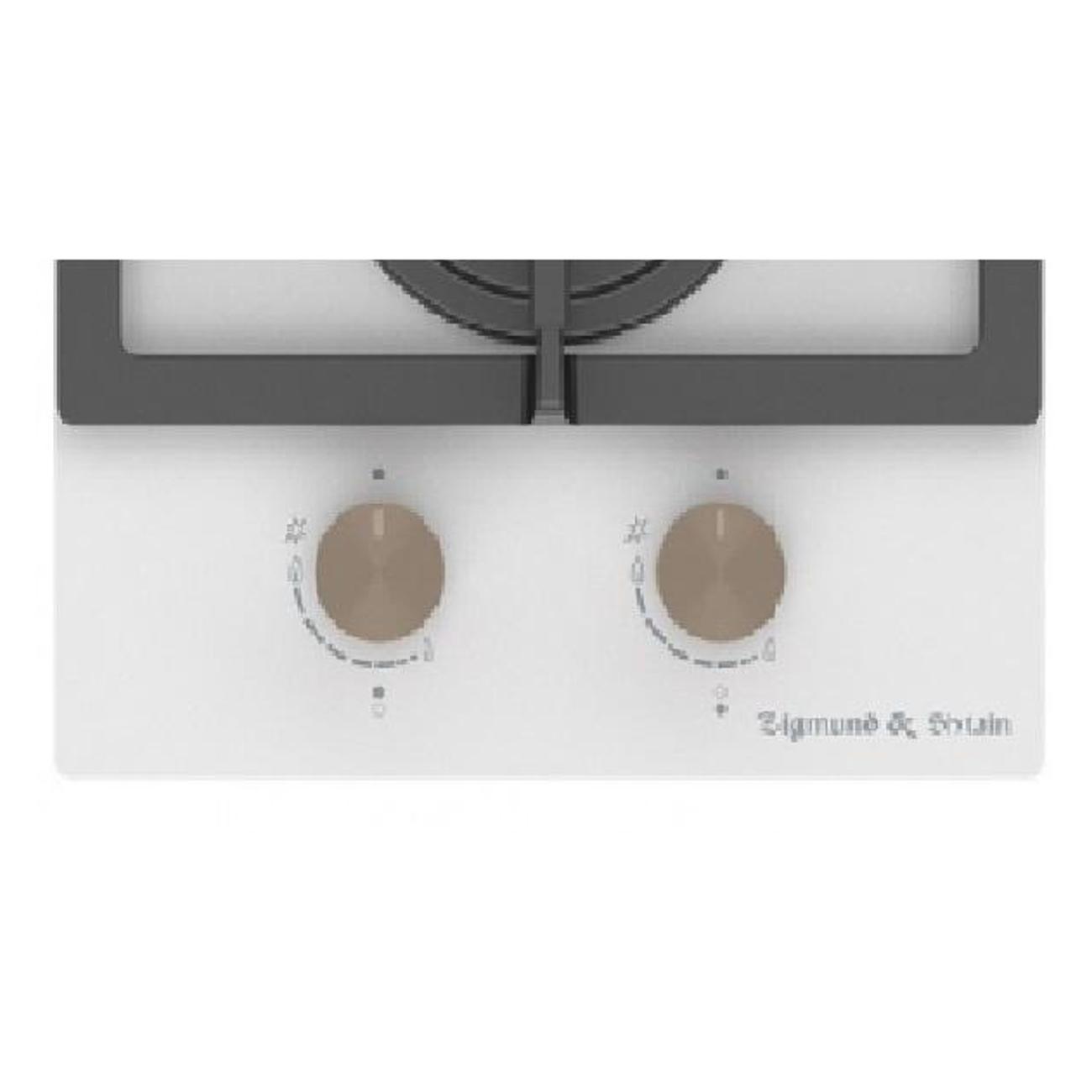 Встраиваемая газовая панель независимая Zigmund & Shtain m26.3w белая