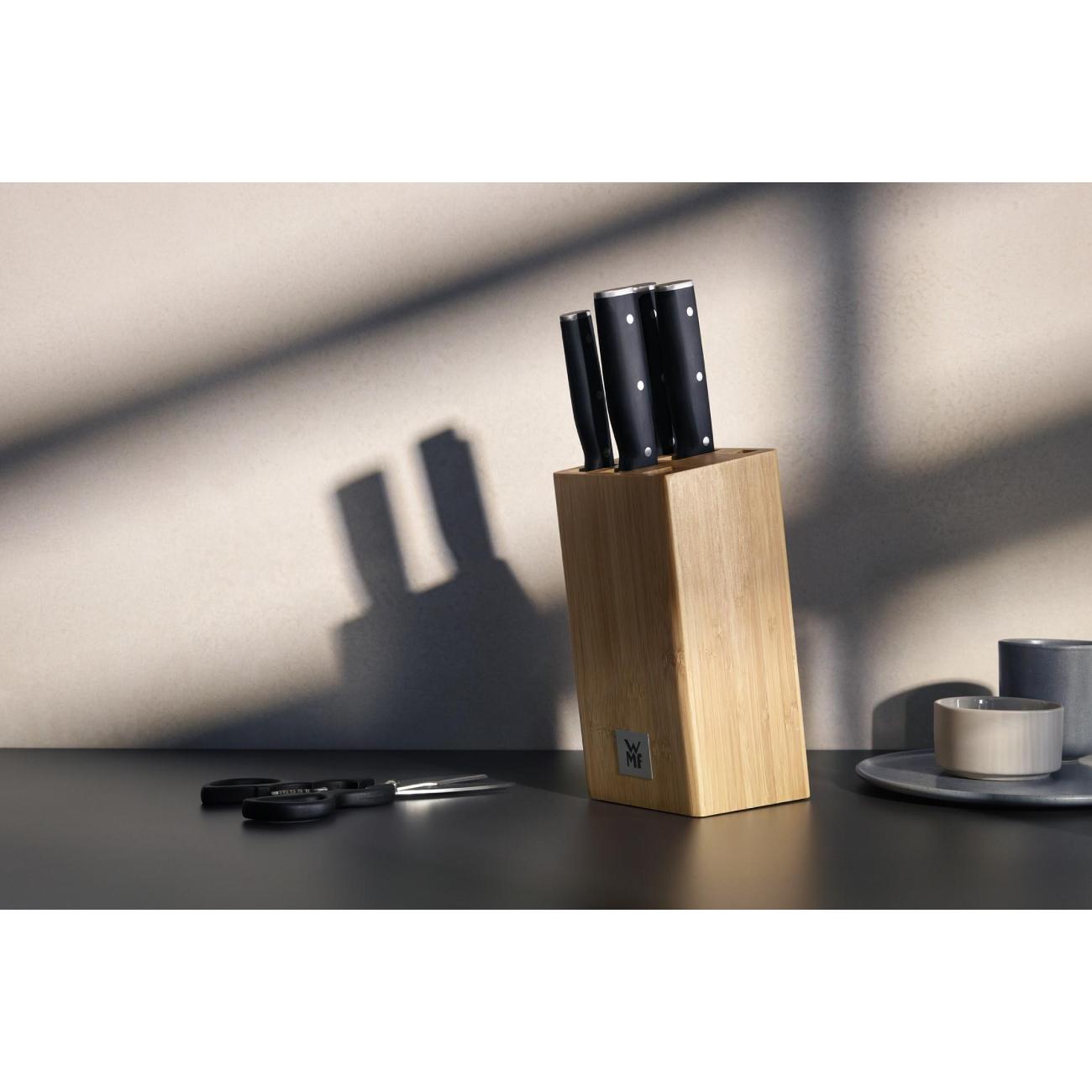 Набор кухонных ножей с подставкой WMF Sequence 1882199992