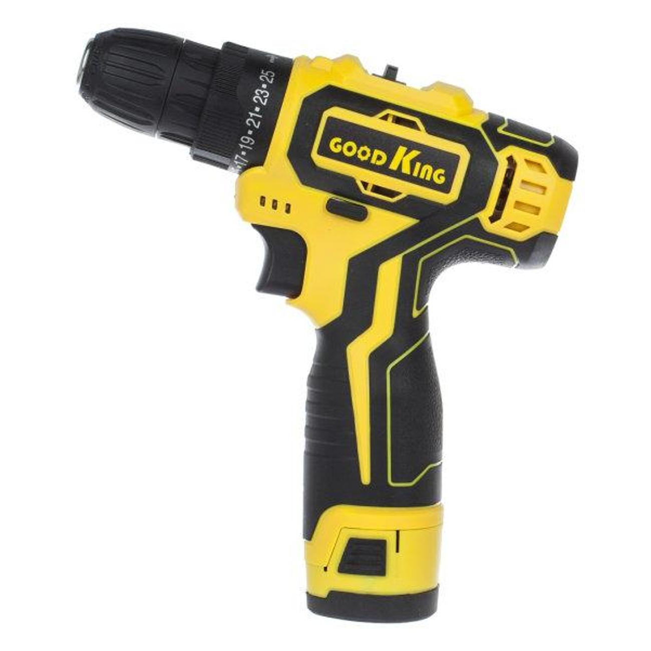 Шуруповерт аккумуляторный с набором инструментов GOODKING EC-1201092