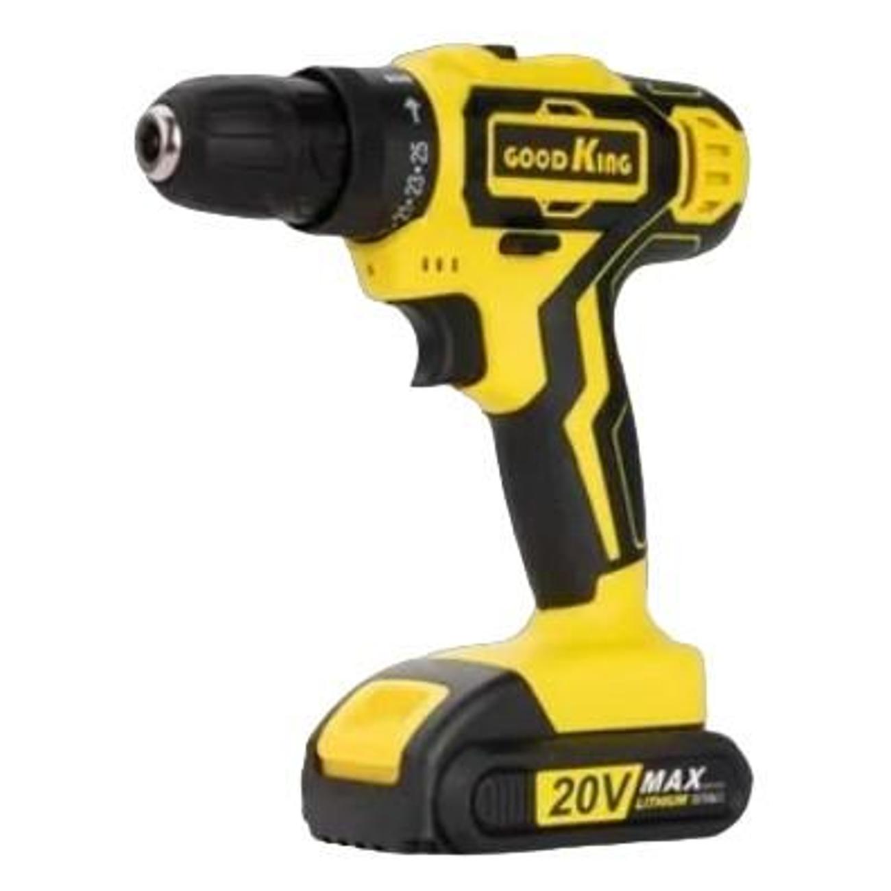 Шуруповерт аккумуляторный с набором инструментов GOODKING EC-2001013 фото