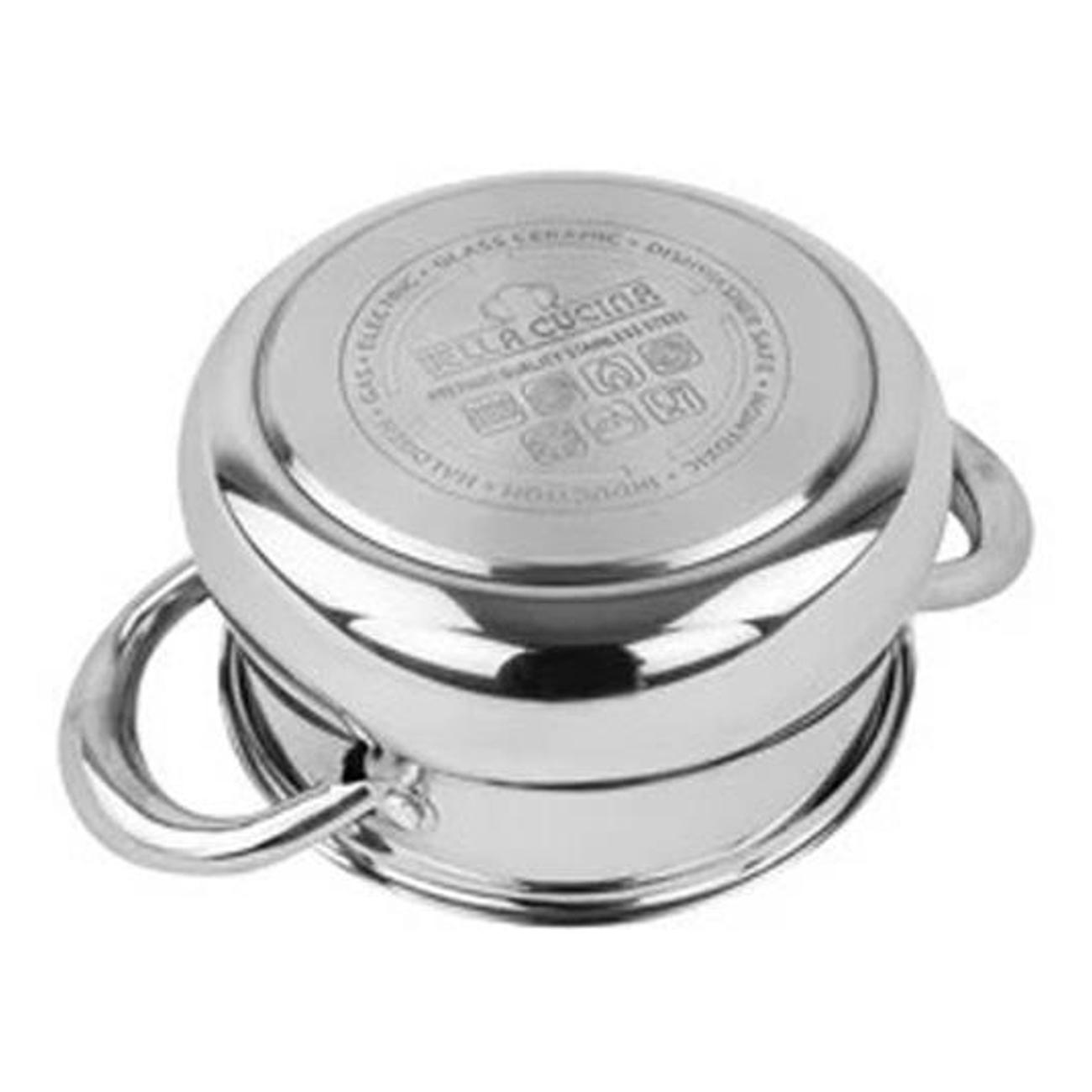 Кастрюля Bella Cucina 2136-BC нержавеющая сталь