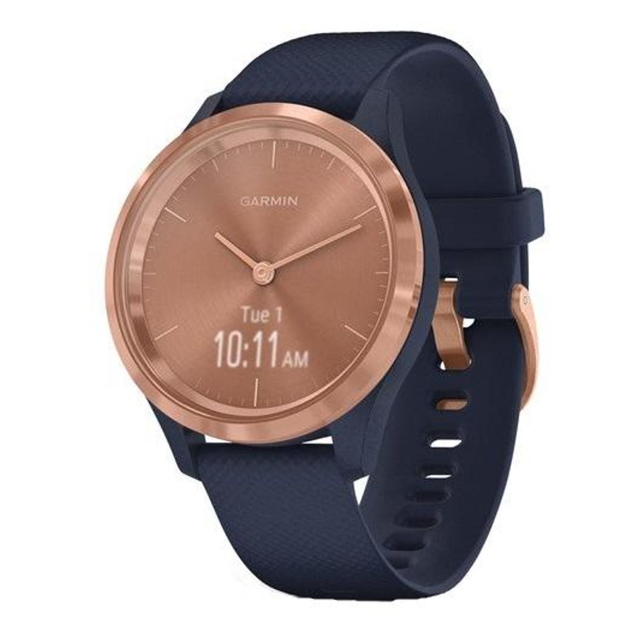 Смарт-часы Garmin VIVOMOVE 3S Gold/синий фото