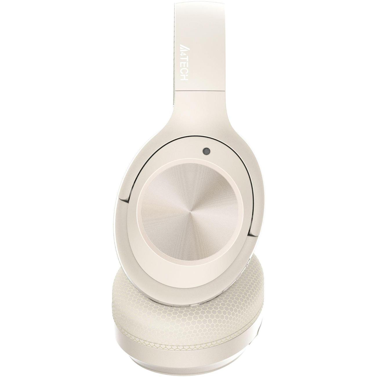 Наушники полноразмерные Bluetooth A4Tech BH220 бежевый