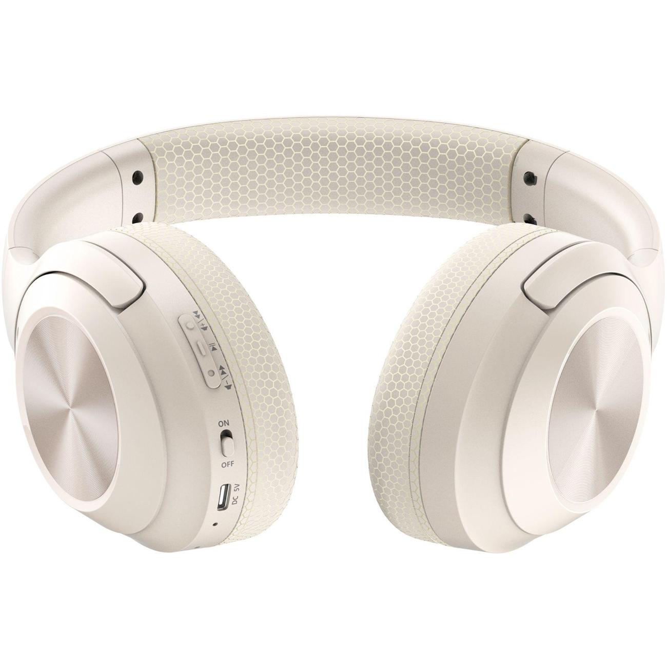 Наушники полноразмерные Bluetooth A4Tech BH220 бежевый