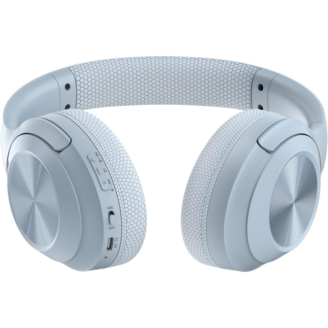 Наушники полноразмерные Bluetooth A4Tech BH220 голубой