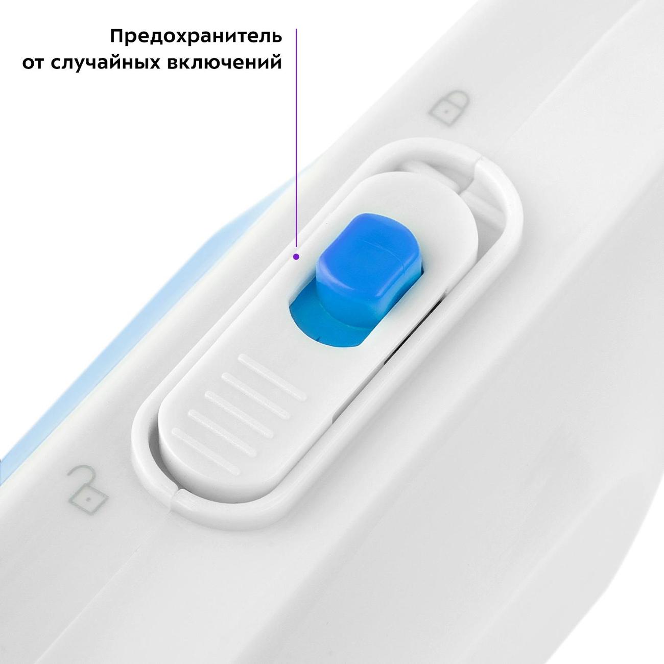 Электрические ножницы Kitfort КТ-6045-3 белые/синие