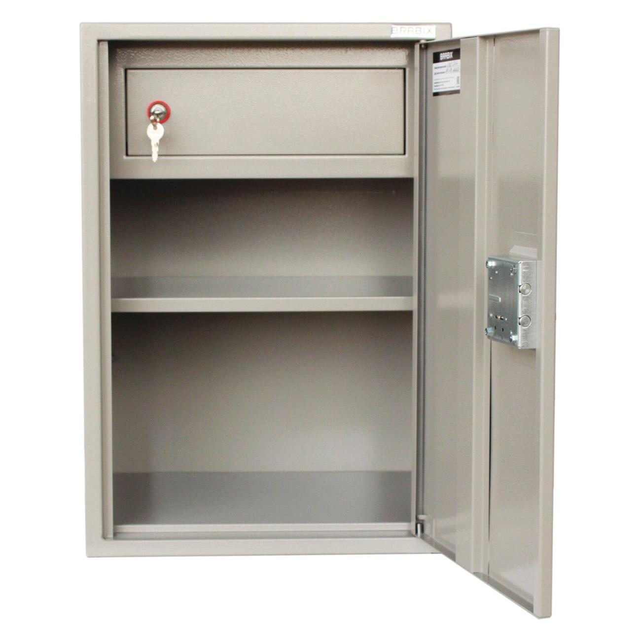 Шкаф металлический Brabix КBS-011Т