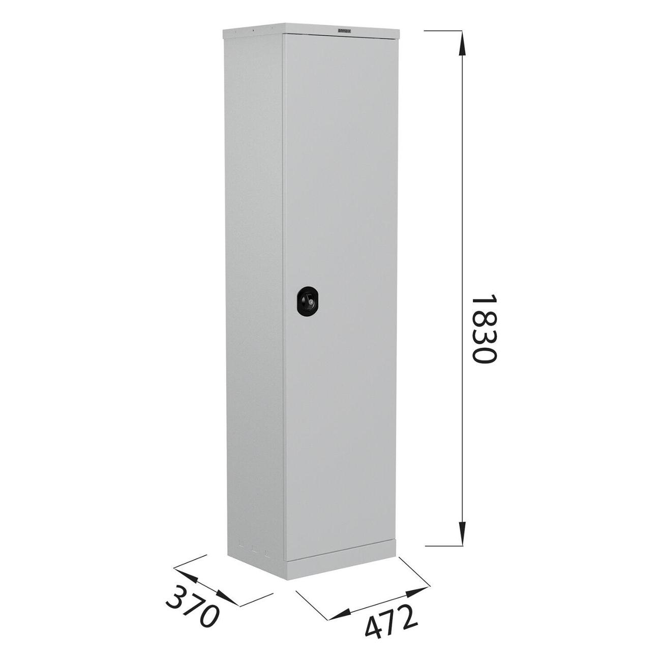Шкаф металлический Brabix MK 18/37-01