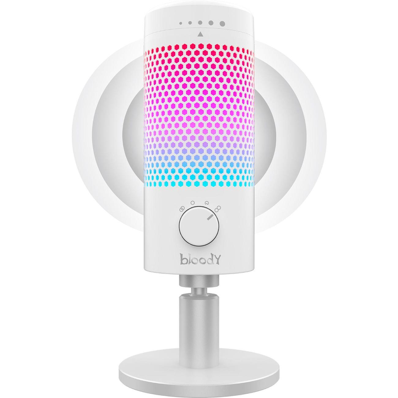 Игровой микрофон для компьютера A4Tech Bloody GM50 Pro White