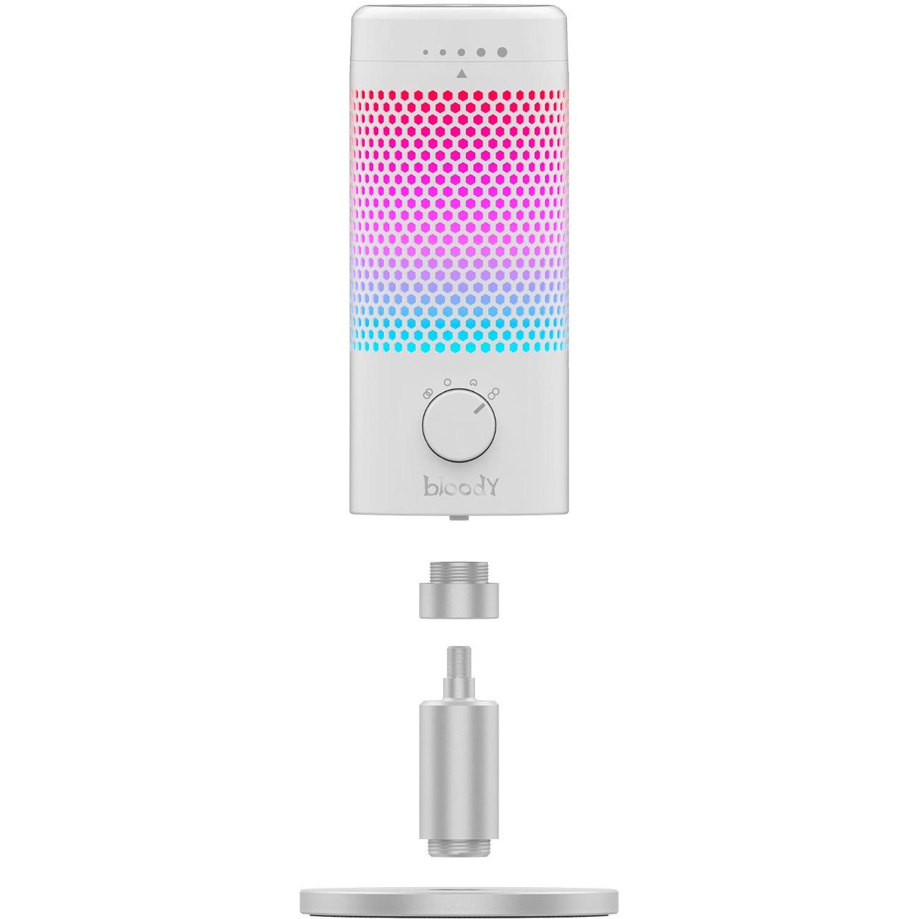 Игровой микрофон для компьютера A4Tech Bloody GM50 Pro White