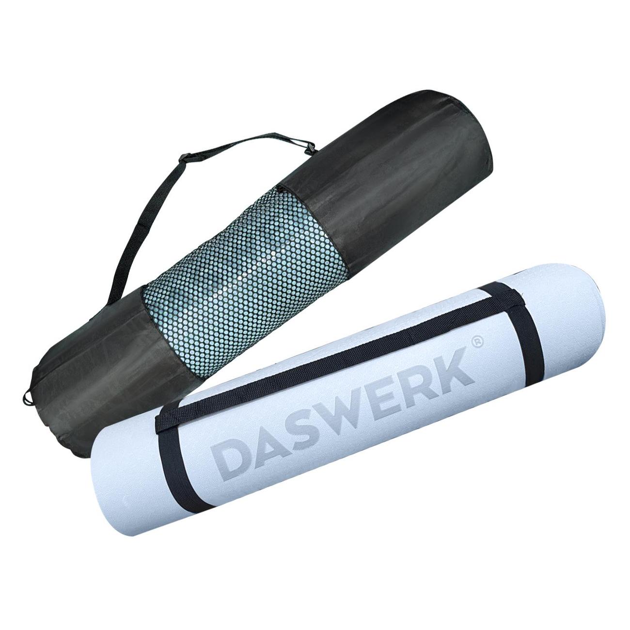 Коврик для йоги DASWERK 183х61х0,6см голубой