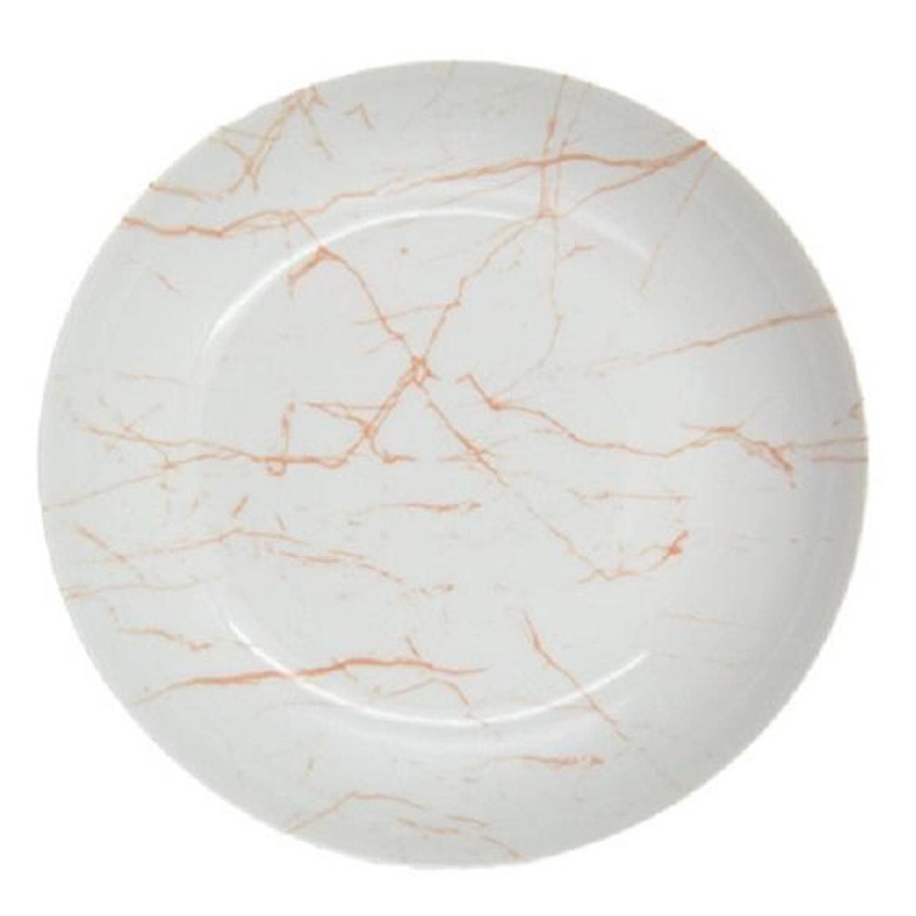 Тарелка суповая Добрушский Фарфоровы Мрамор (1С0706Ф34) фото