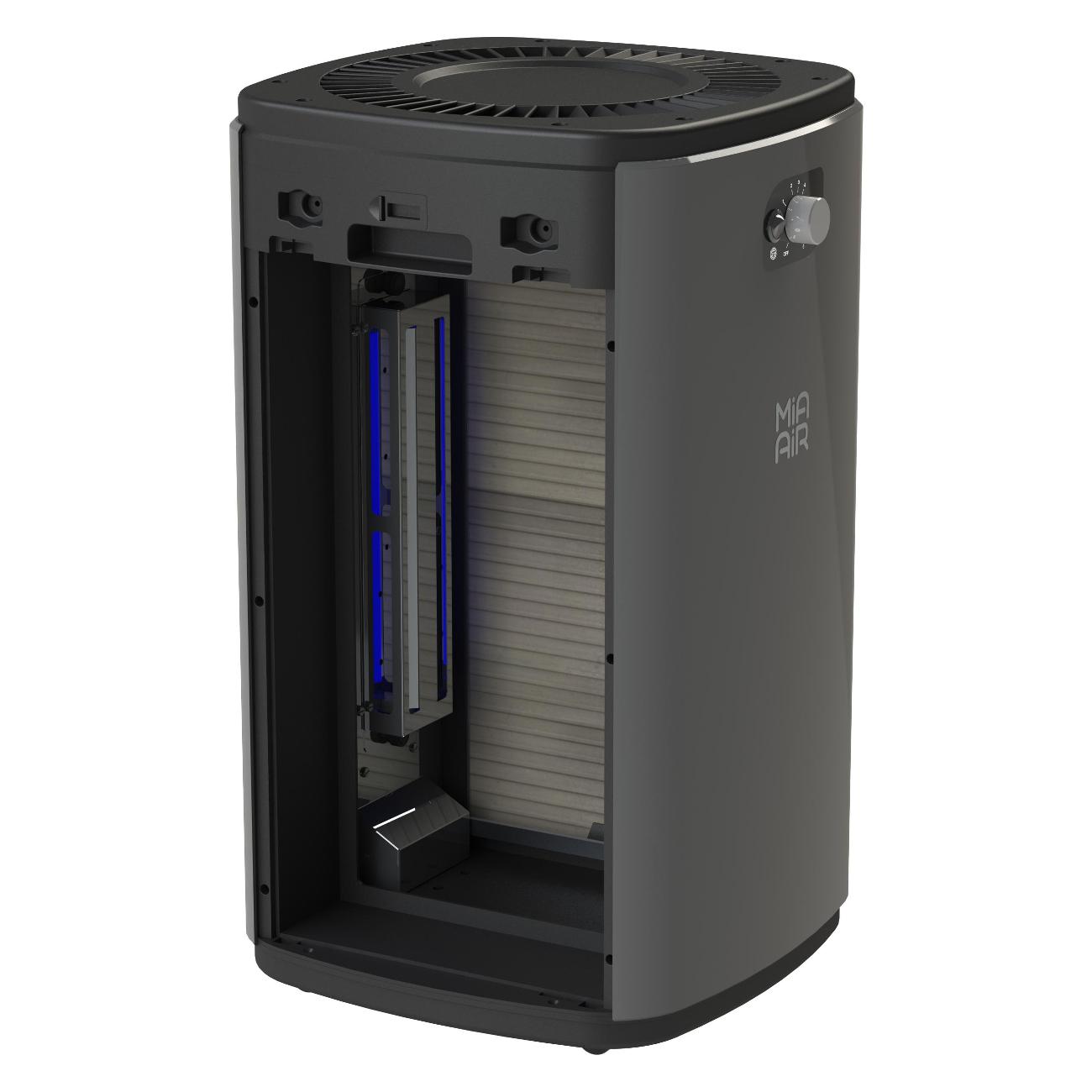 Воздухоочиститель Mia Air Lite AP-102-LT-AN-H14-UVC антрацит