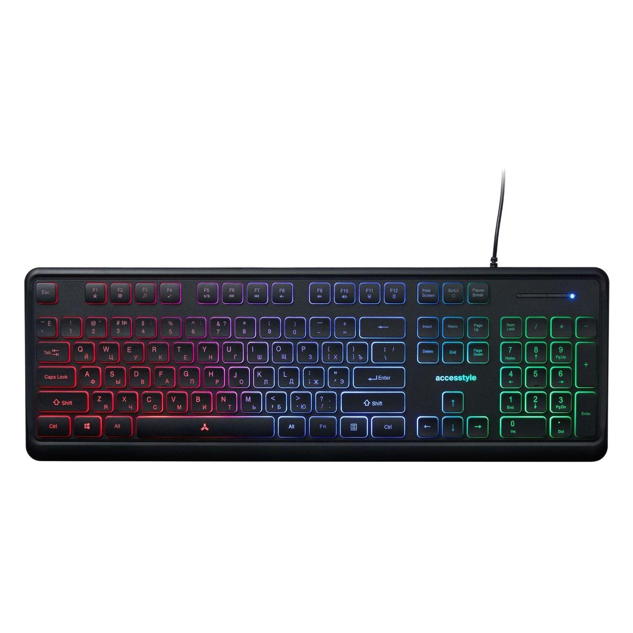 Клавиатура проводная Accesstyle K202-OCL Dark Gray