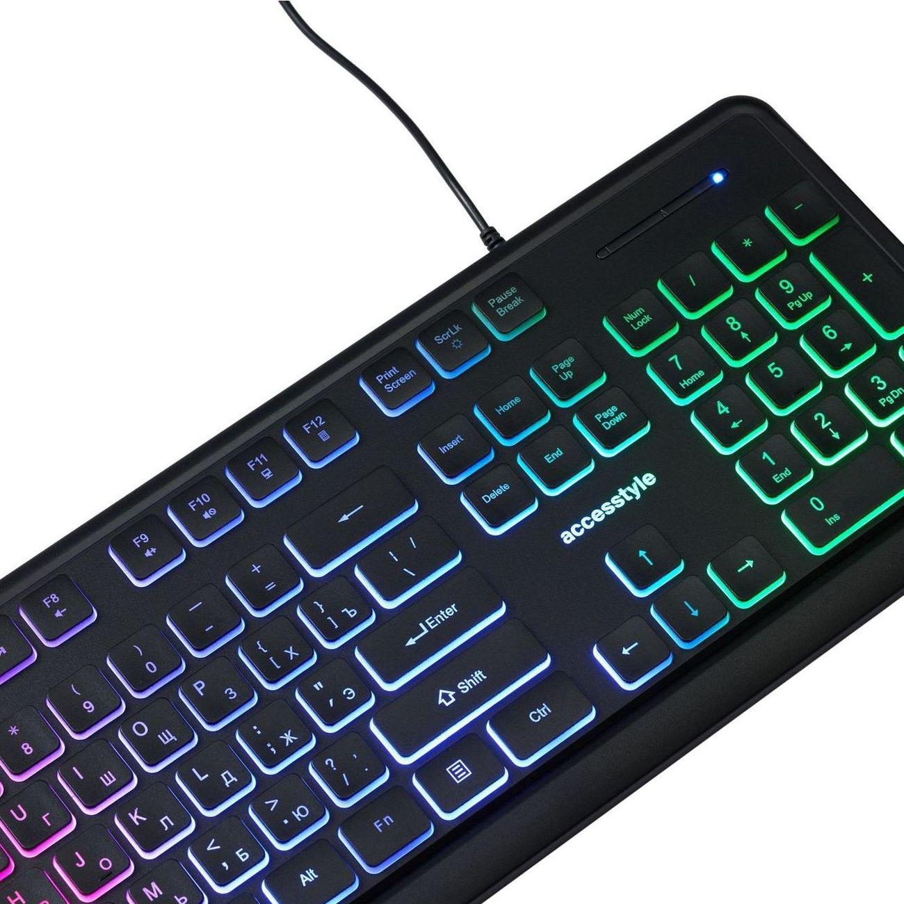 Клавиатура проводная Accesstyle K202-OCL Dark Gray