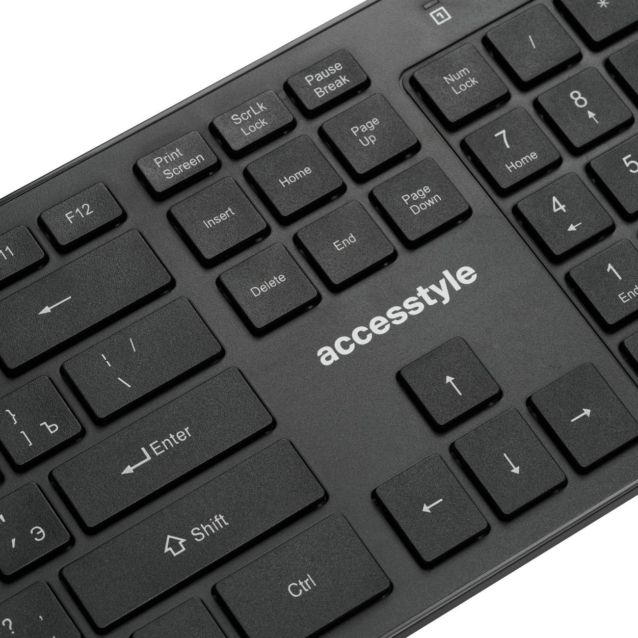 Клавиатура беспроводная Accesstyle K201-ORE Dark Gray