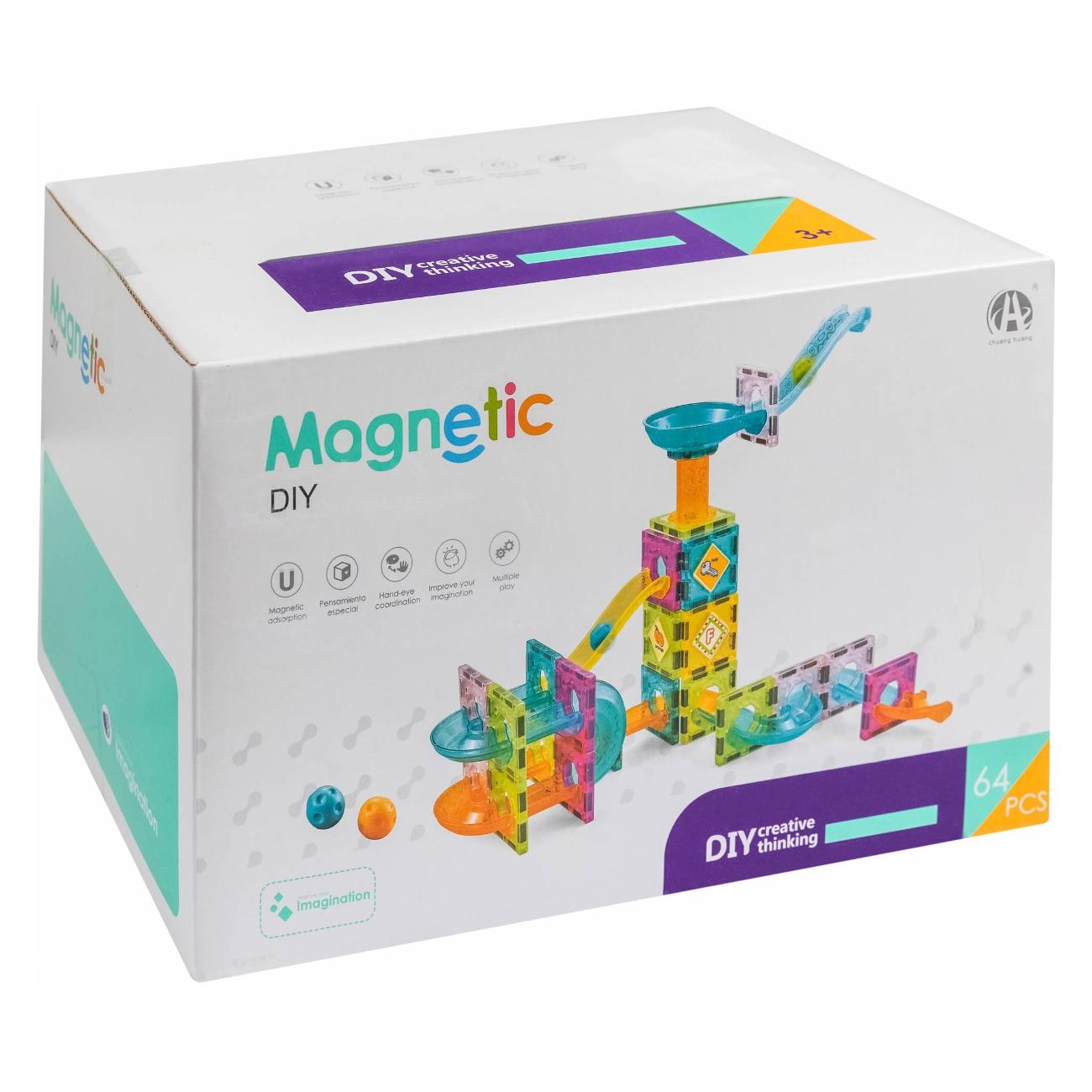 Конструктор ДИНАТОЙС СM 4027 Магнитный (64 детали)