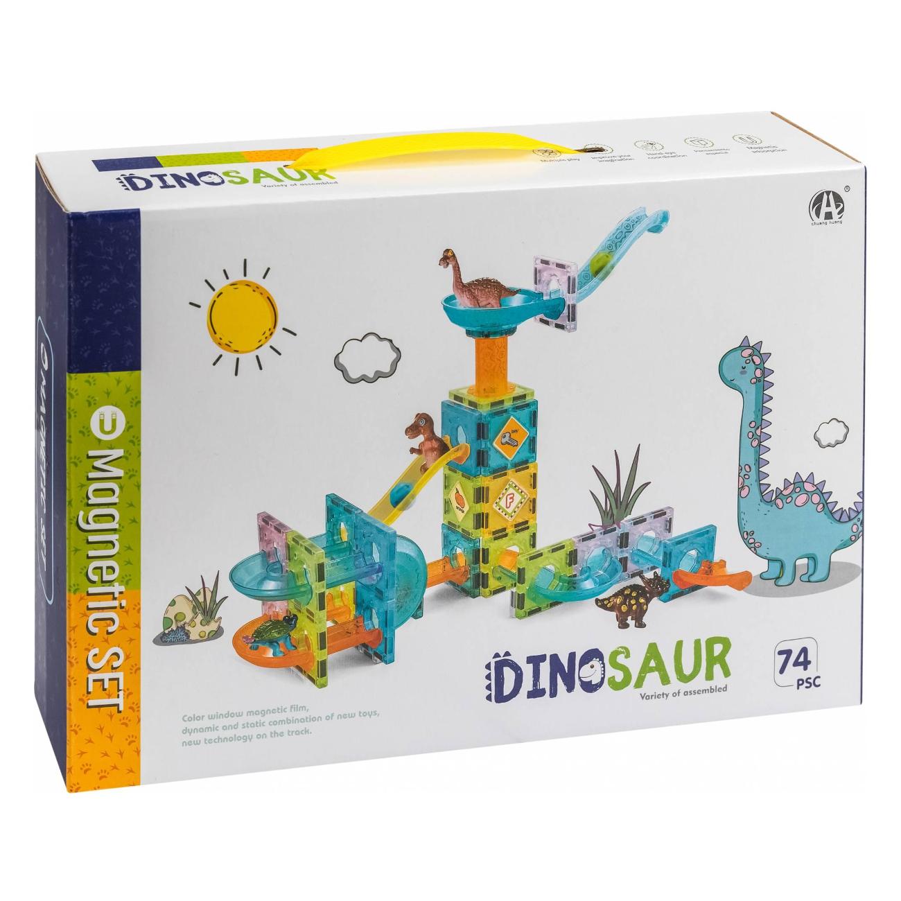 Конструктор ДИНАТОЙС СM 4028 Магнитный (74 детали)