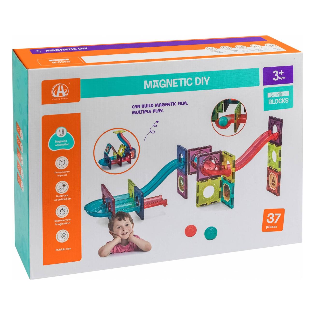 Конструктор ДИНАТОЙС СM 4022 Магнитный (37 деталей)