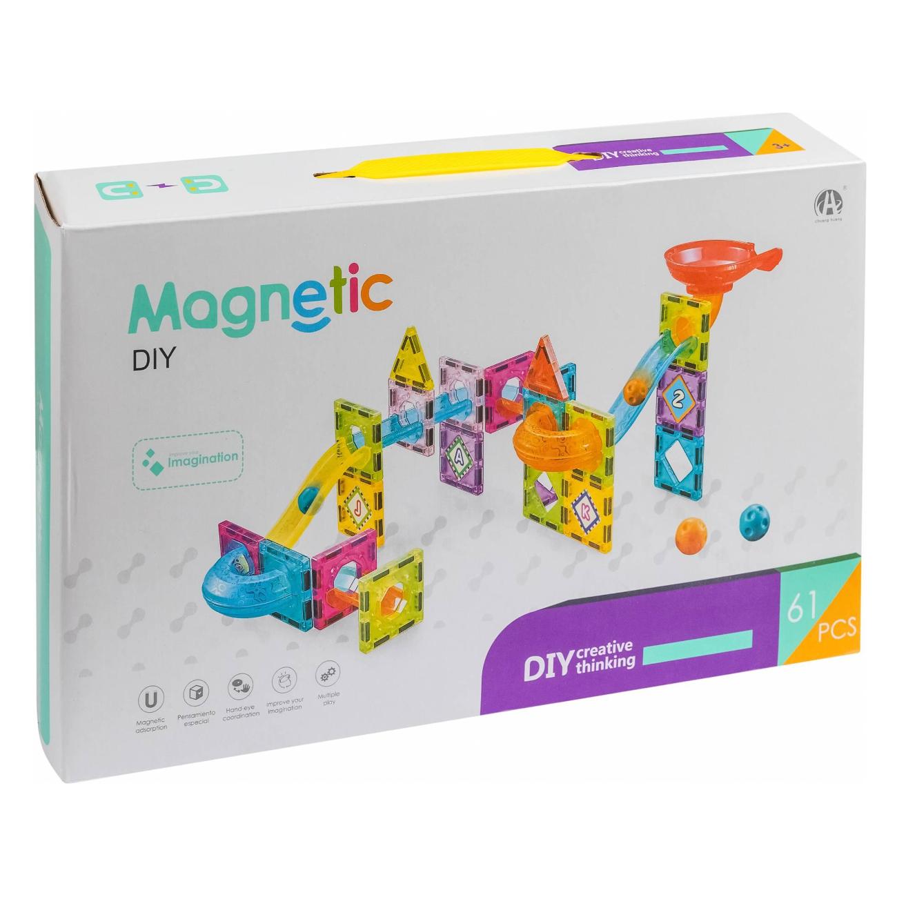 Конструктор ДИНАТОЙС СM 4026 Магнитный (61 деталь)