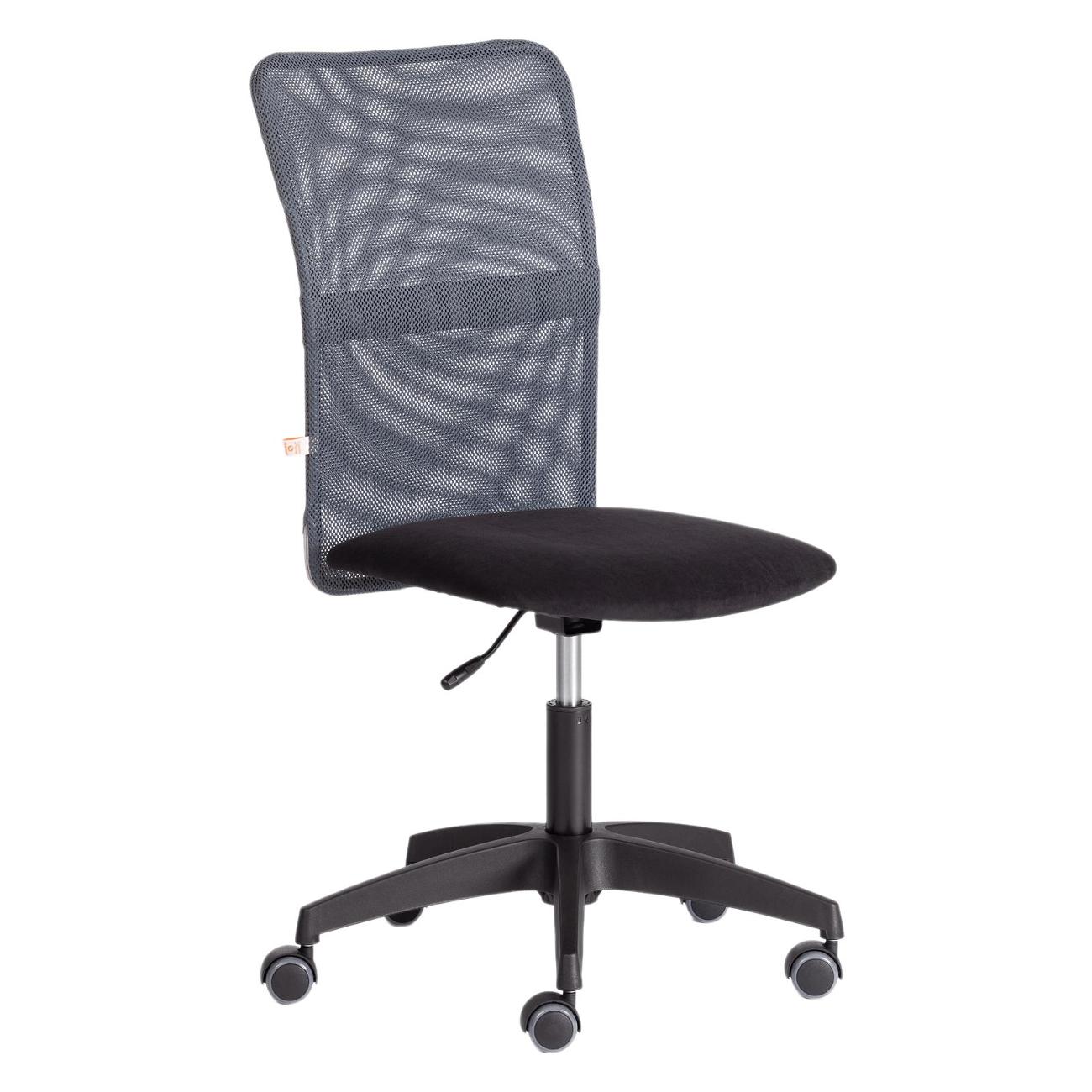 Кресло компьютерное Tetchair Start флок черный/серый 20603