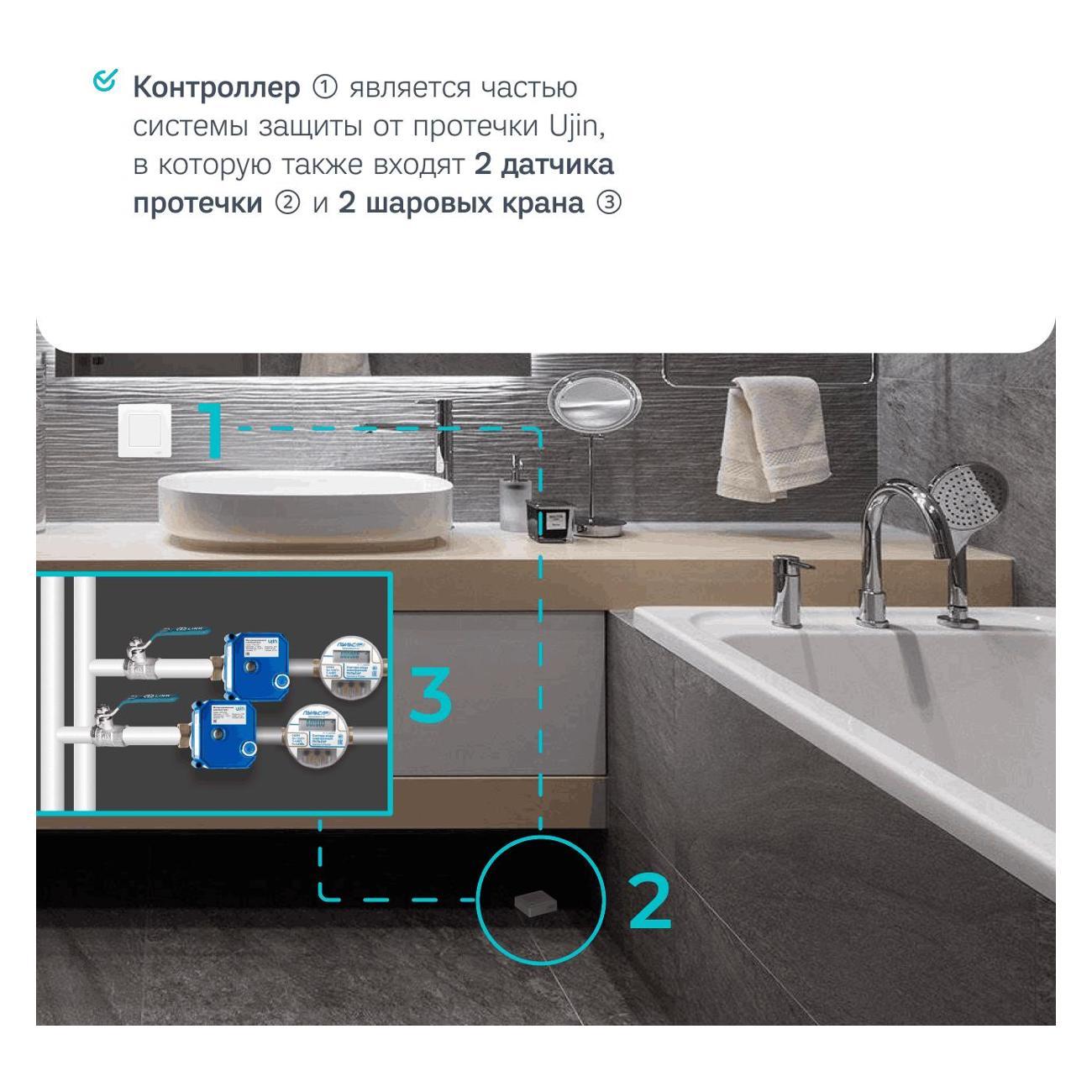 Детектор протечек Ujin Water Control S-ALP-01