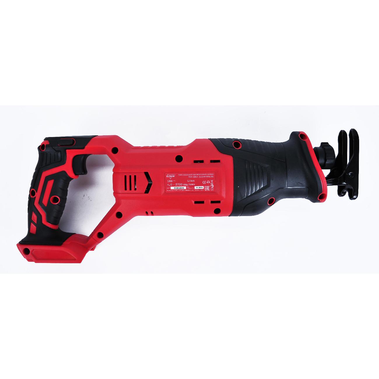 Пила сабельная аккумуляторная Elitech ПСА 18СЛ (Е2206.001.00)