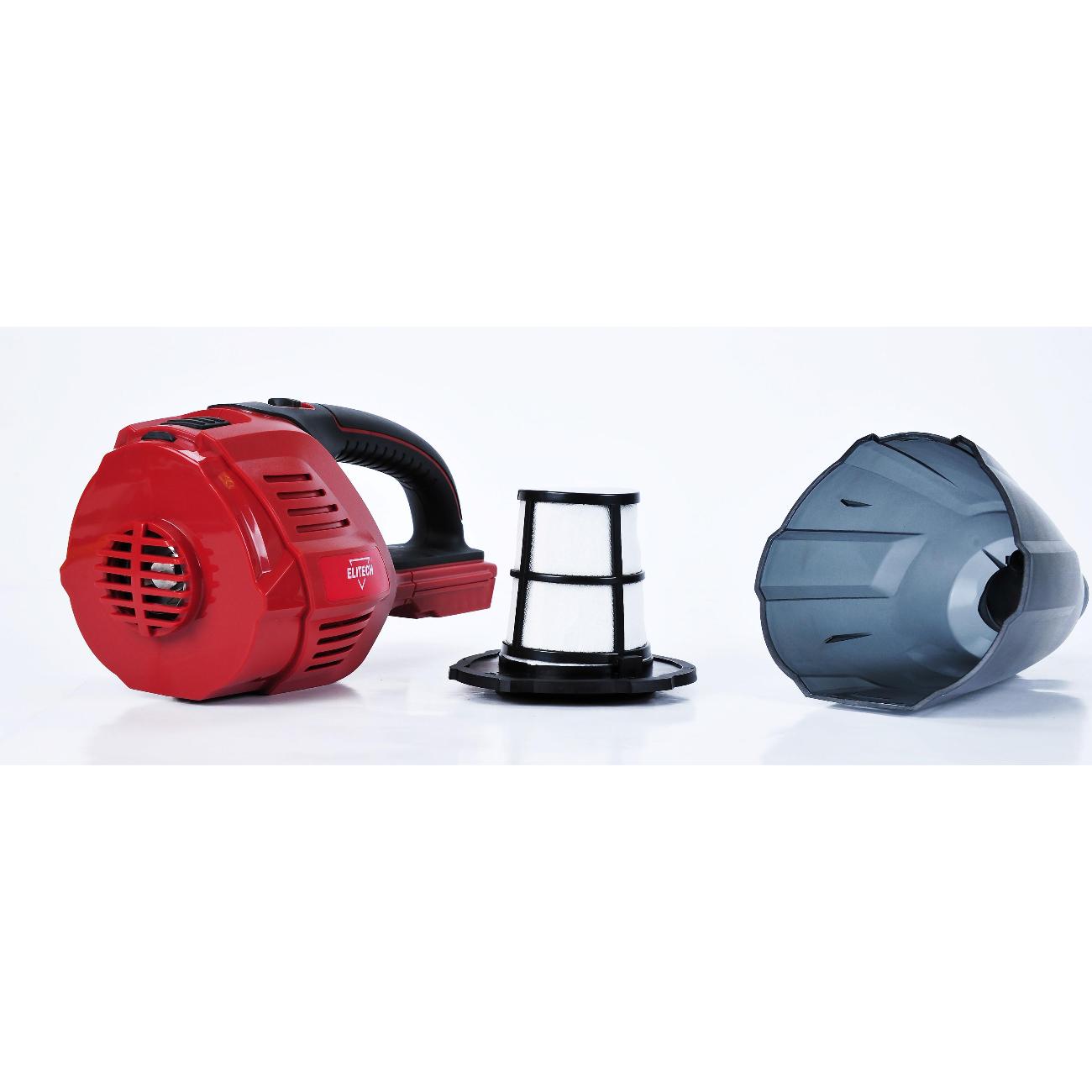 Пылесос аккумуляторный Elitech ПРА 18СЛ (Е1302.001.01)