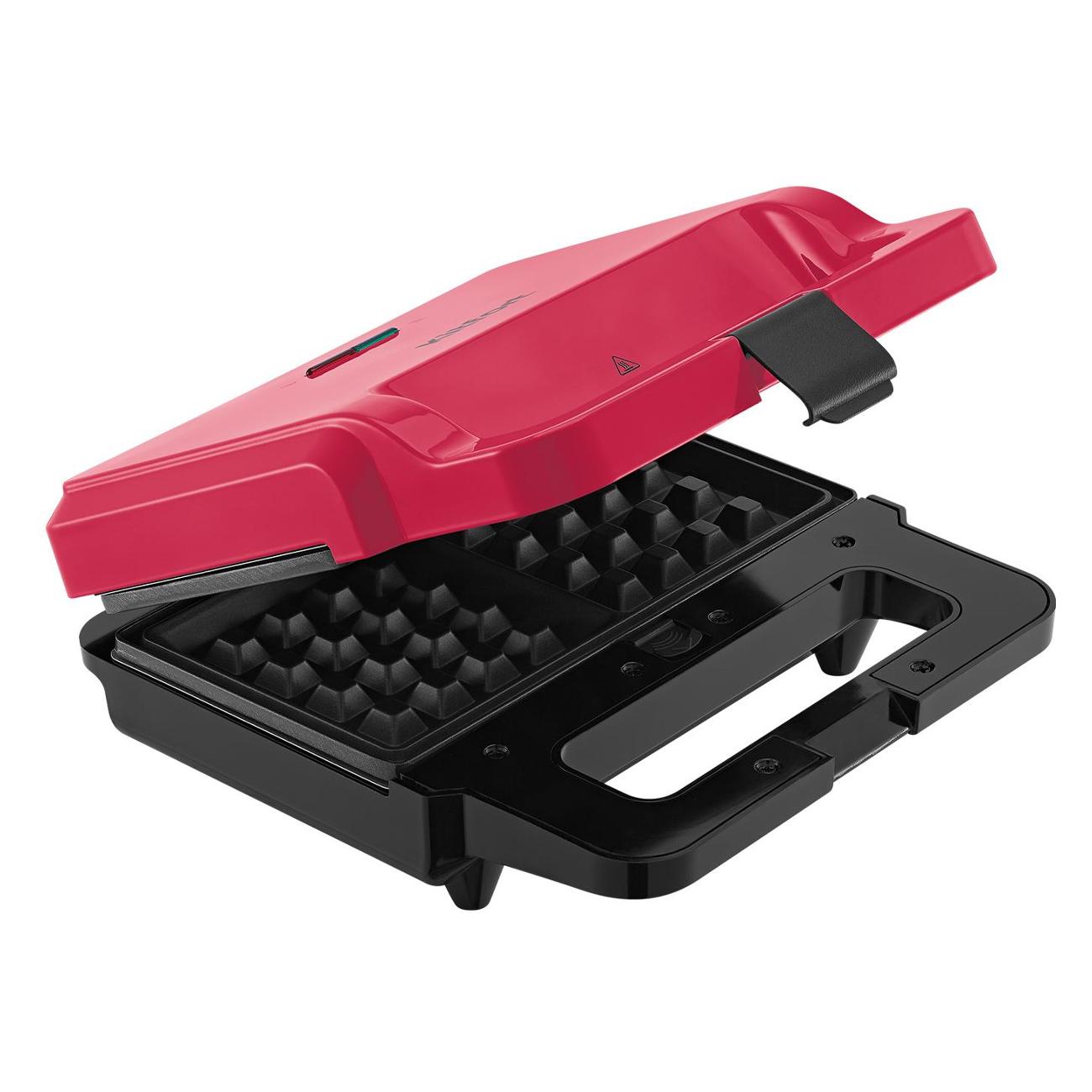 Электровафельница Kitfort КТ-3610-1 малиновая фото